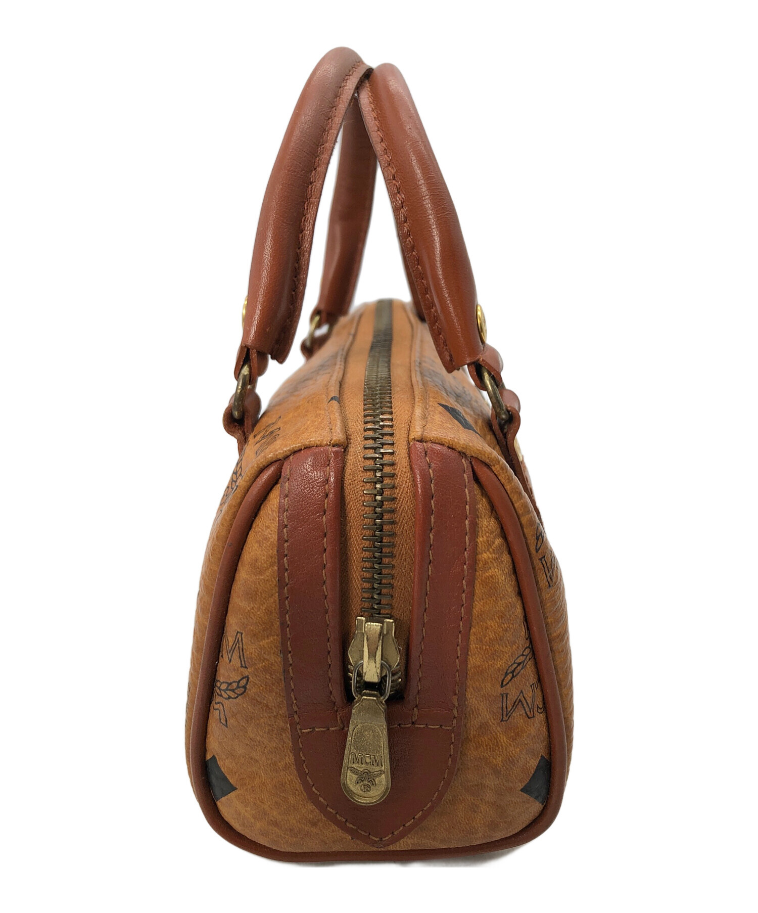 中古・古着通販】MCM (エムシーエム) ハンドバッグ ブラウン｜ブランド  