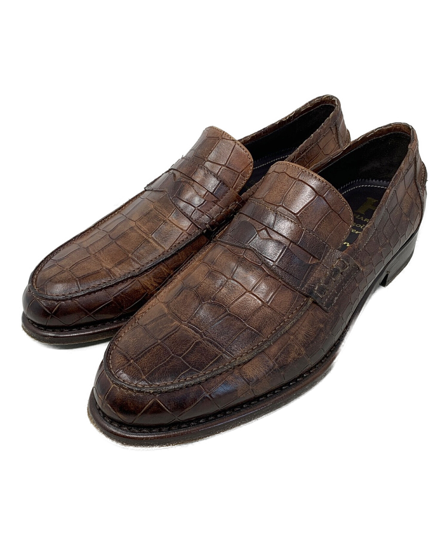 HARRIS メンズローファー 逃げ出し 中古
