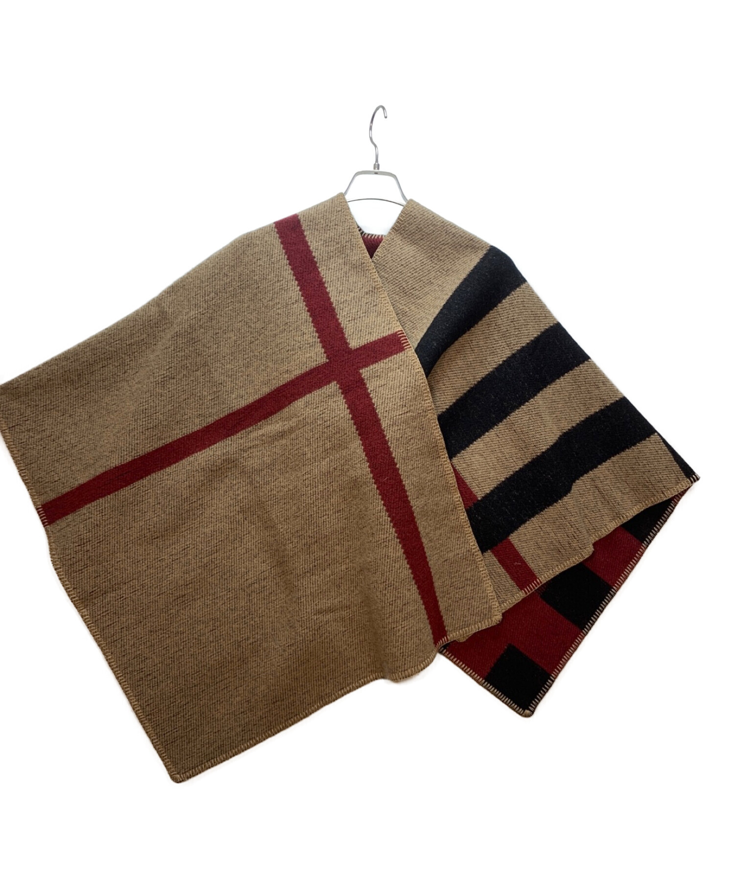 BURBERRY PRORSUM チェック ウール ブランケット