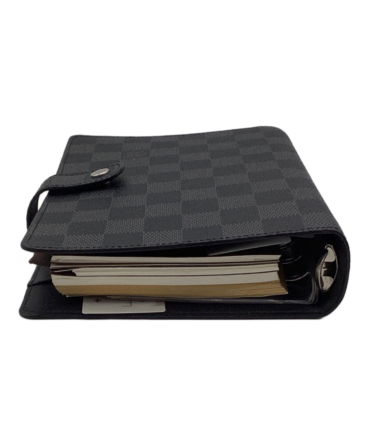 【LOUIS VUITTON】ダミエグラフィットアジェンダMM★確実正規品★美品 ルイヴィトン ダミエグラフィット手帳カバーMM ルイ・ヴィトン ダミエ