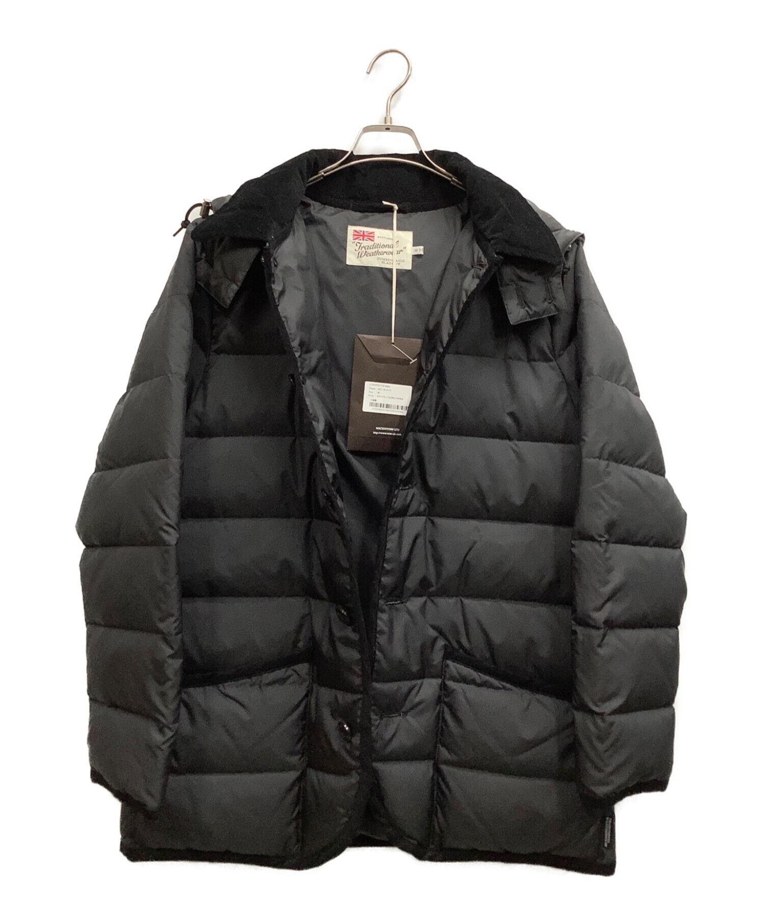 Traditional Weatherwear (トラディショナルウェザーウェア) ダウンジャケット ブラック サイズ:40