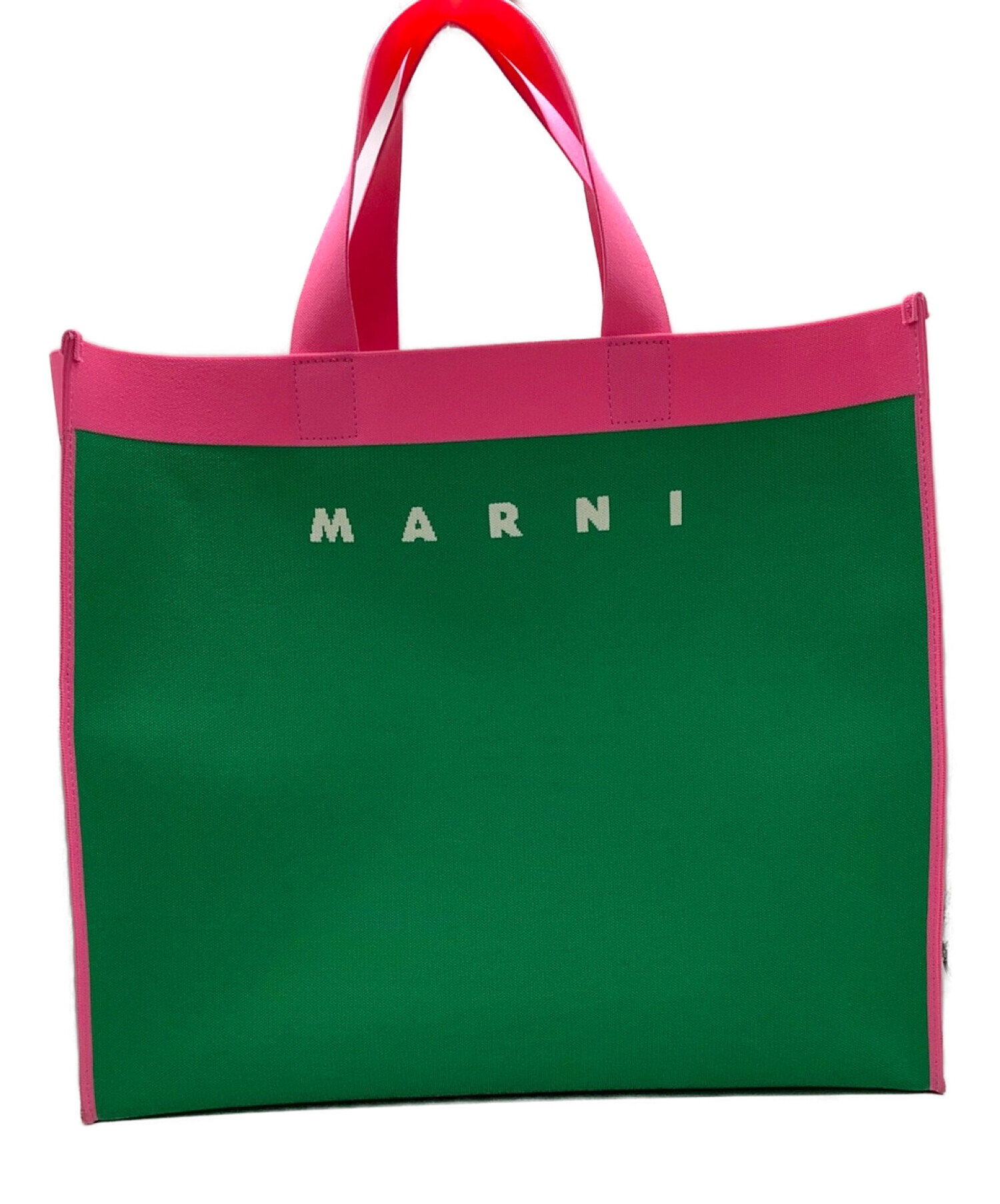 ○カラー新品未使用【マルニ】22SS ジャガードショッピングバッグ