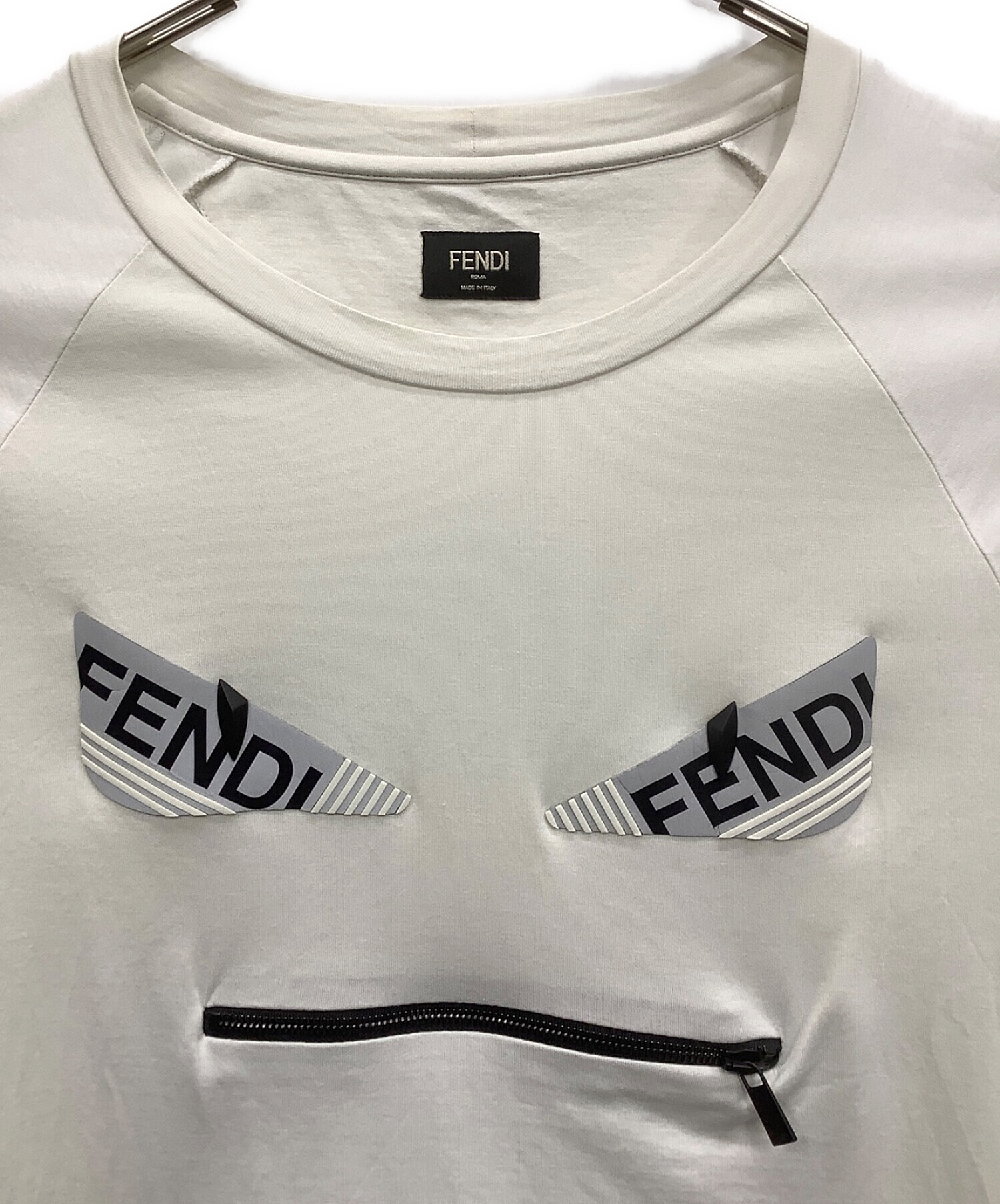 中古・古着通販】FENDI (フェンディ) モンスターTシャツ ホワイト