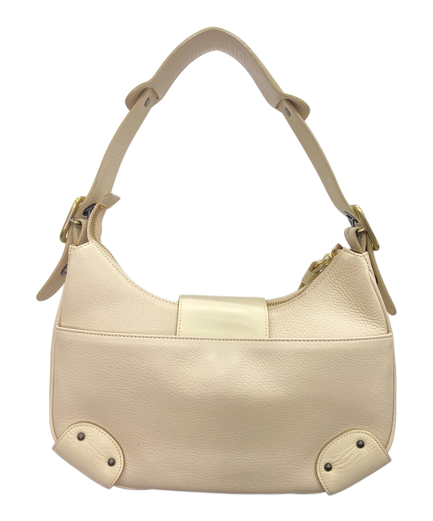 中古・古着通販】Chloe (クロエ) ワンショルダーバッグ アイボリー 