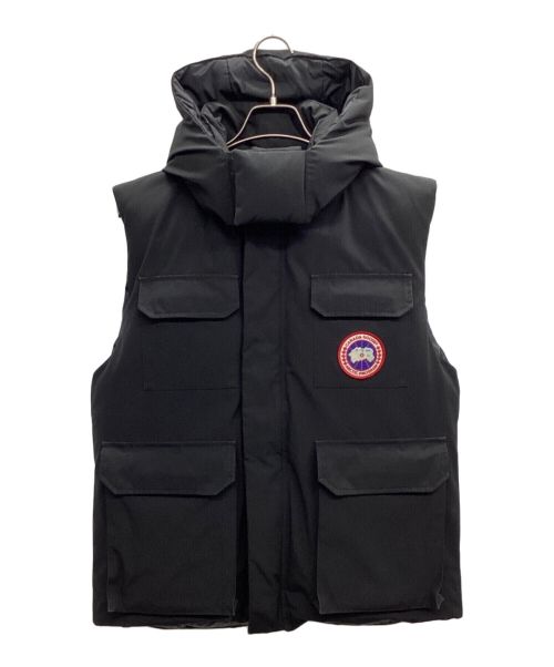 中古・古着通販】CANADA GOOSE (カナダグース) ダウンベスト ブラック  