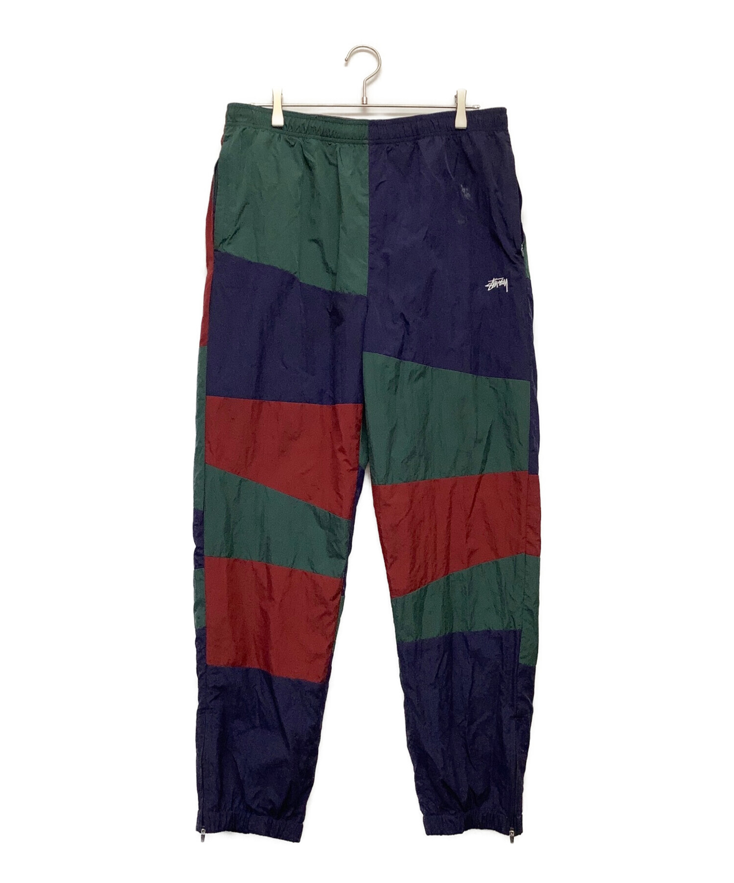 中古・古着通販】stussy (ステューシー) ナイロンパンツ マルチカラー 