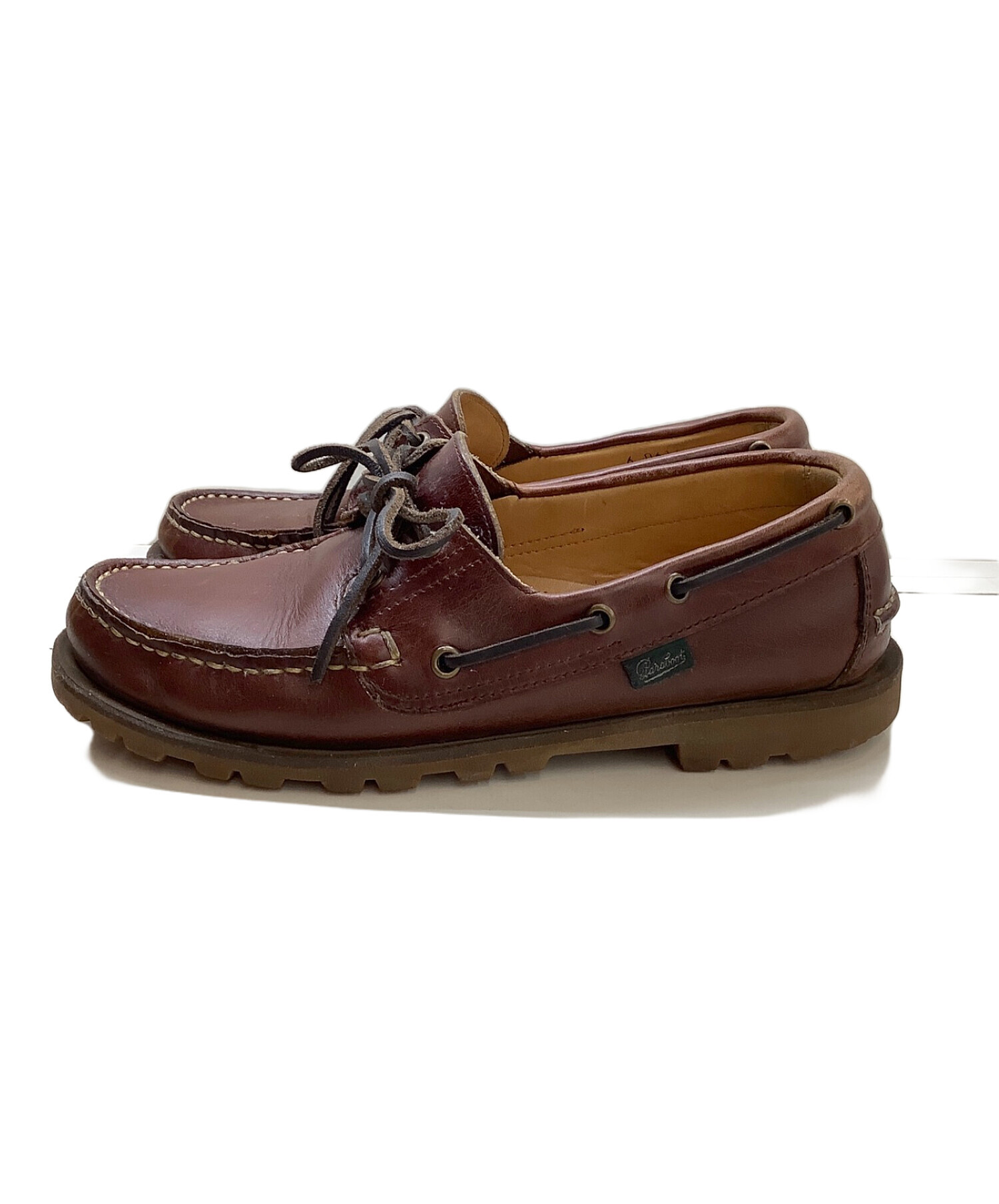 中古・古着通販】PARABOOT (パラブーツ) デッキシューズ ブラウン 