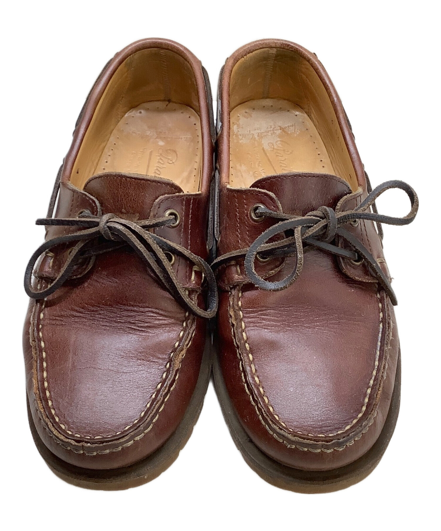中古・古着通販】PARABOOT (パラブーツ) デッキシューズ ブラウン 