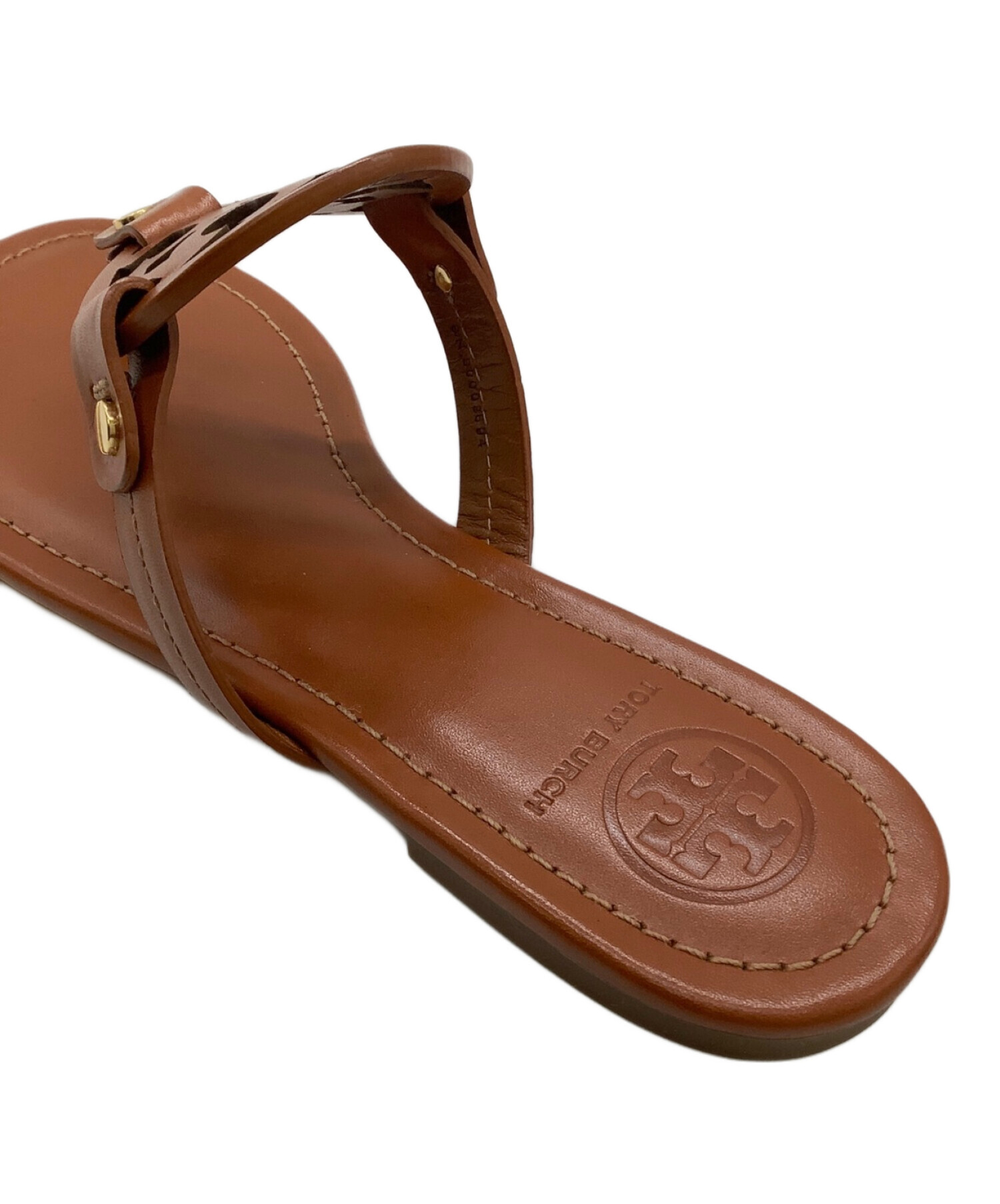 中古・古着通販】TORY BURCH (トリーバーチ) サンダル ブラウン サイズ 