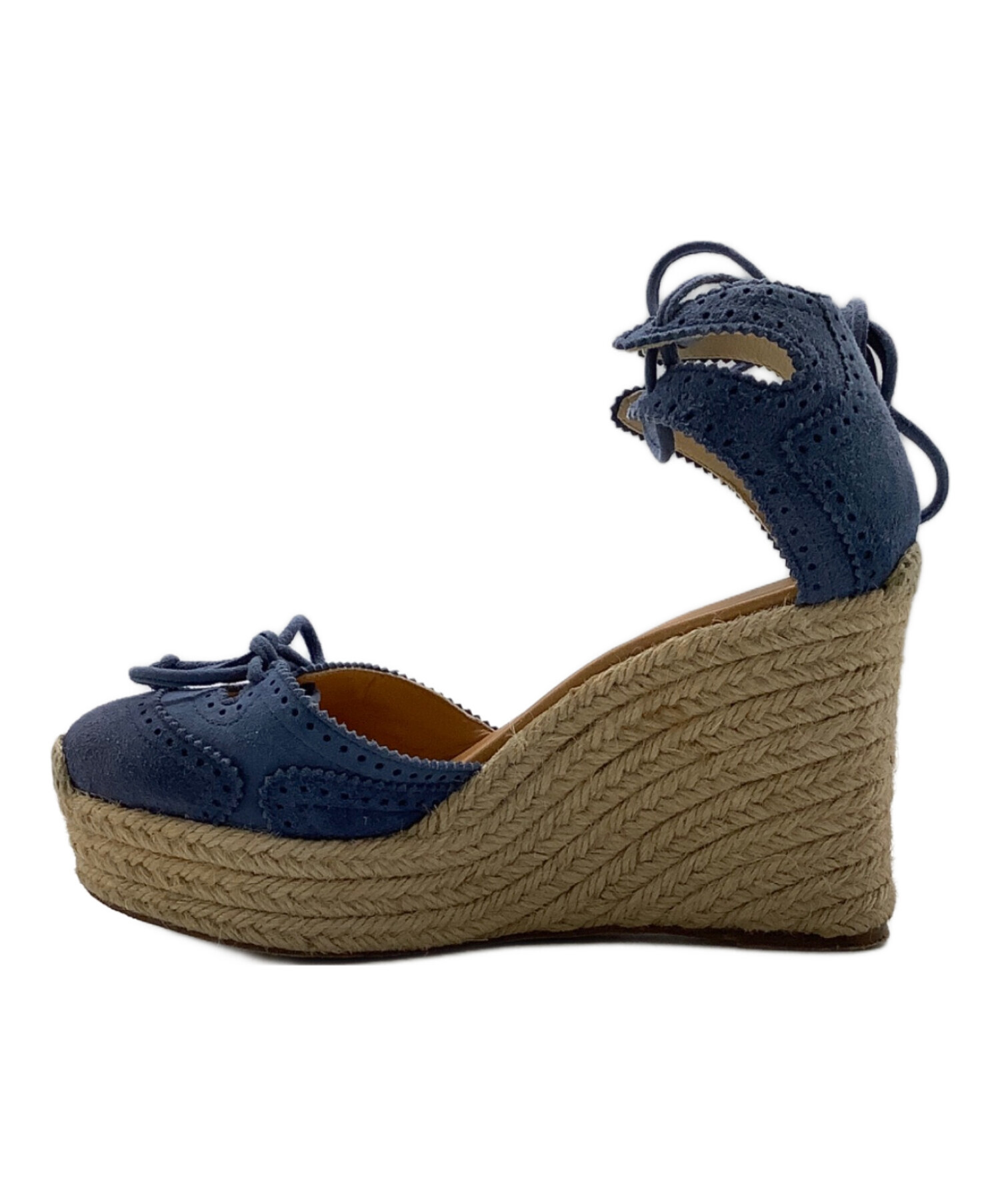 HERMES エルメス ウエッジサンダル 35