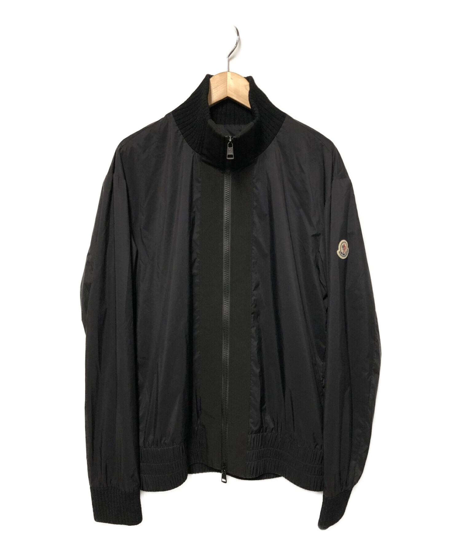 MONCLER REPPE ブラックサイズ1モンクレールナイロンジャケット 激しく