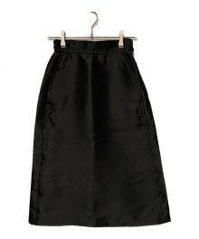 新品 タグ付き MACHATT マチャット サテンツイルスカートブラック