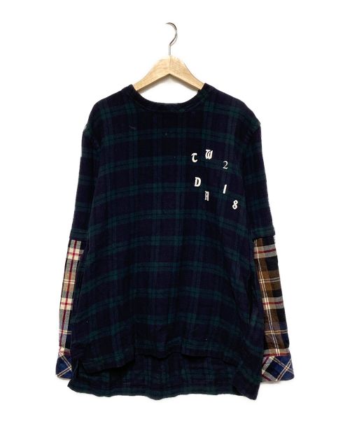 中古・古着通販】sacai (サカイ) ドッキングロングスリーブカットソー 