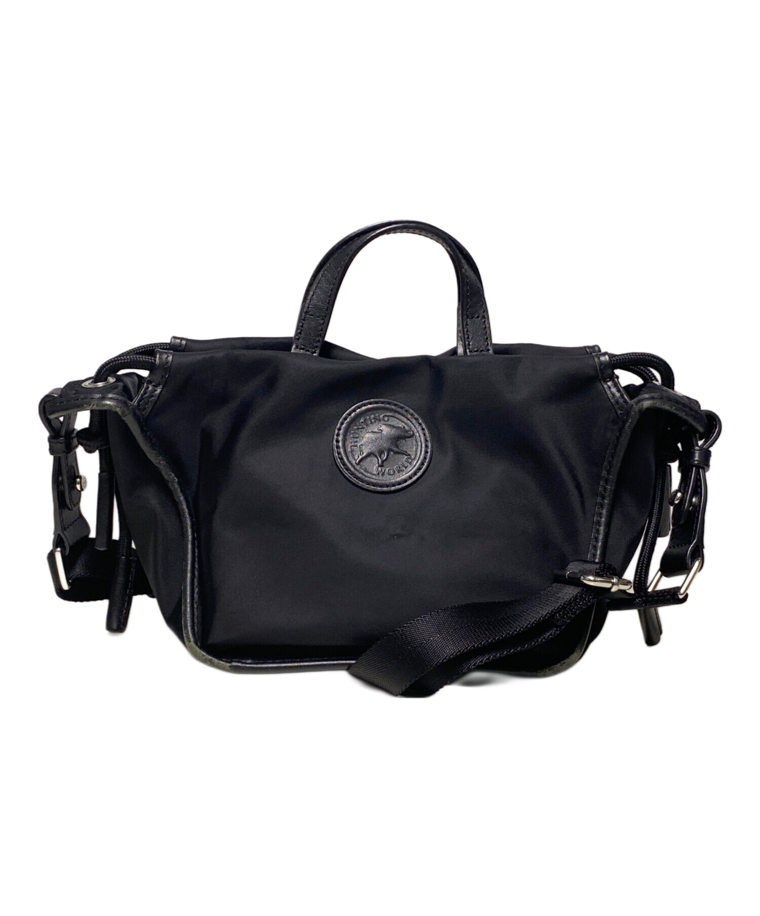 HUNTING WORLD(ハンティングワールド) ほこれ ビジネスバッグ美品 - 黒  