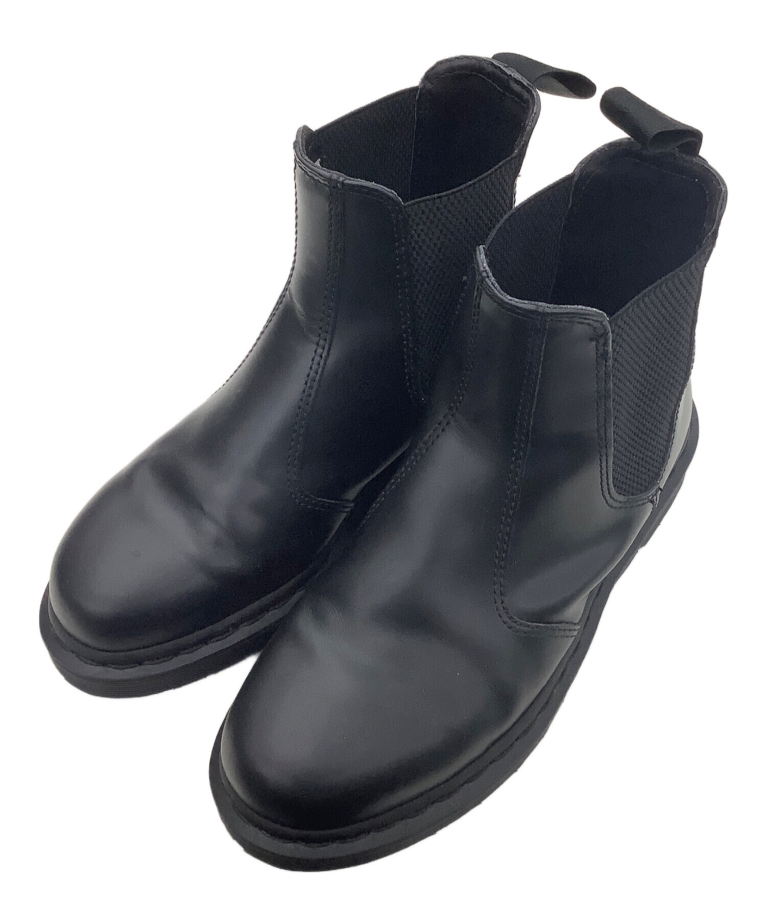 ドクターマーチン 黒 サイドゴアブーツ レザー Dr.Martens（Dr.Martens 