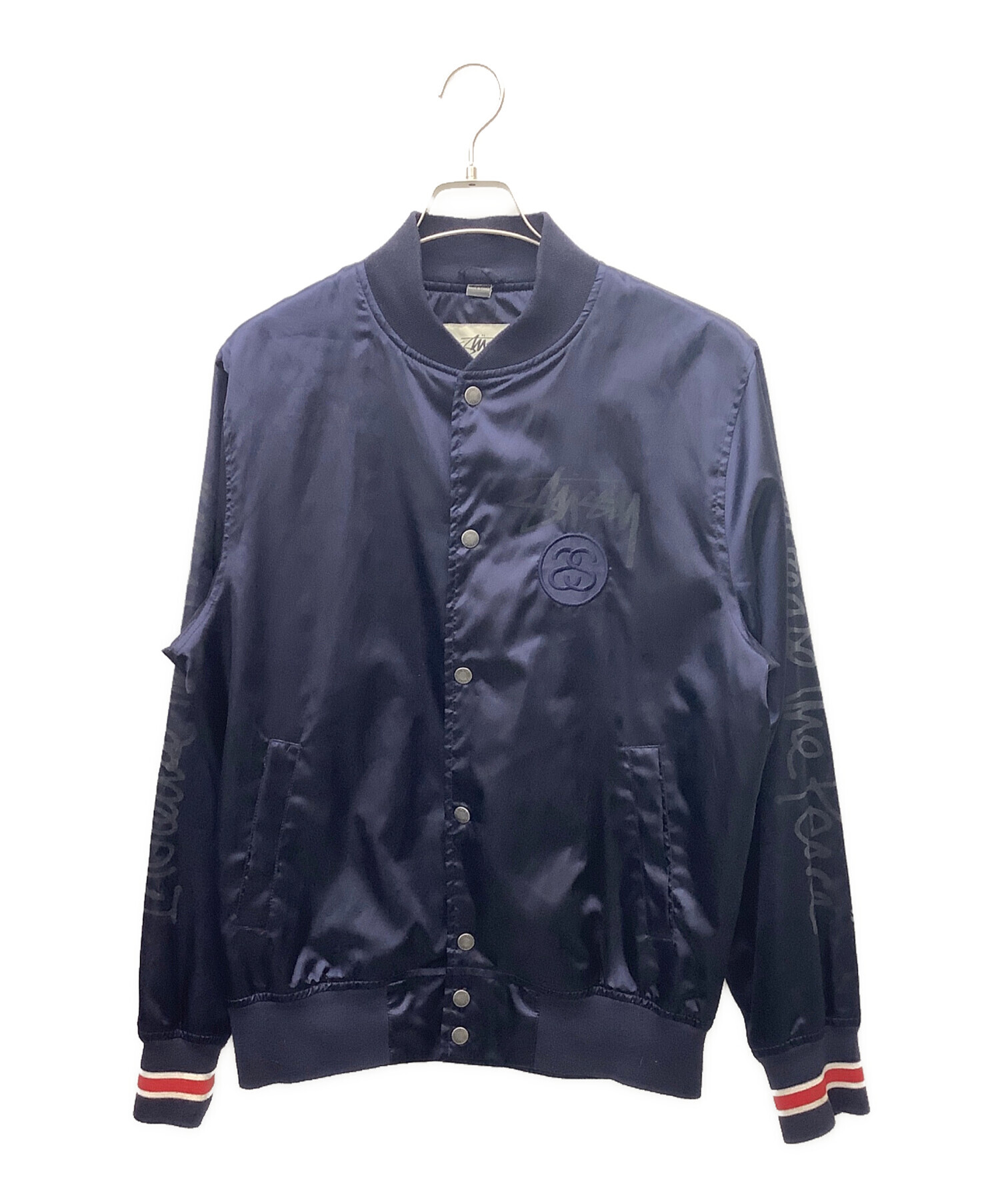 中古・古着通販】stussy (ステューシー) ジャケット ネイビー サイズ:S  
