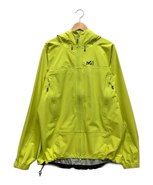 ◆◆MILLET ミレ ナイロンジャケット　パンツ　上下セット　Mサイズ 黄緑×グレー