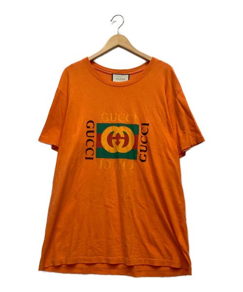 【新品】ITALY Gallotex  Tシャツ オレンジ　LL