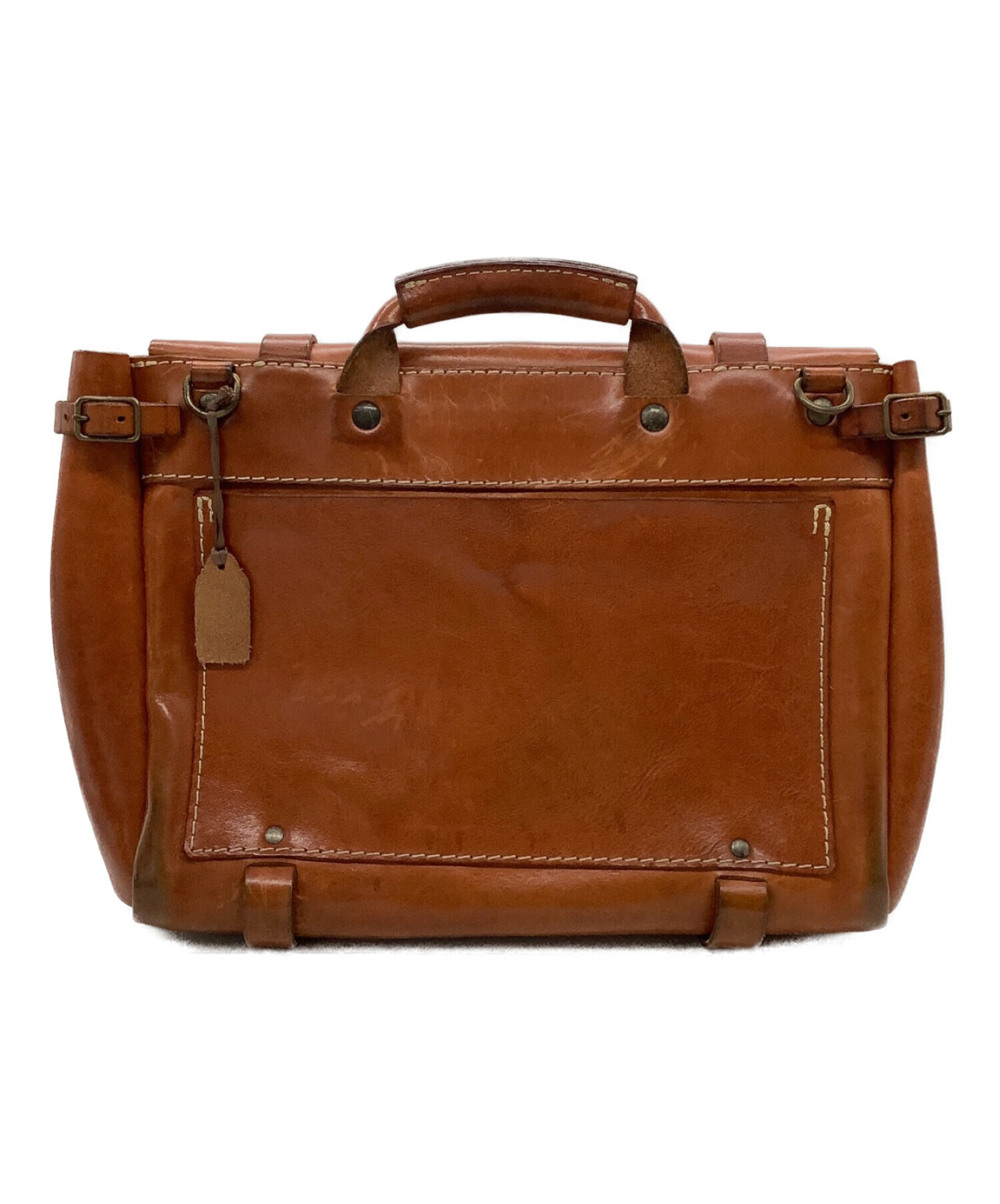 HERZ ヘルツ　２本手　ビジネスバッグ　ブラウン さまざまな二本手ビジネスバッグをピックアップしてみました！｜革鞄