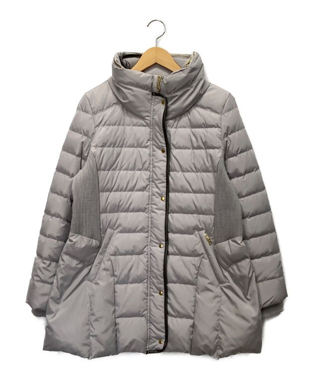 中古・古着通販】noa-ge (ノアジェ) ダウンコート グレー サイズ:L 