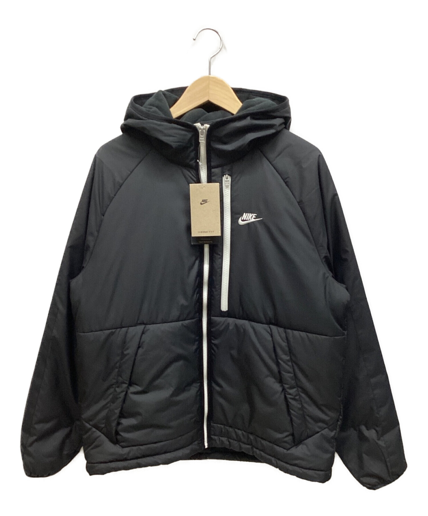NIKE (ナイキ) フーデッドジャケット ブラック サイズ:L