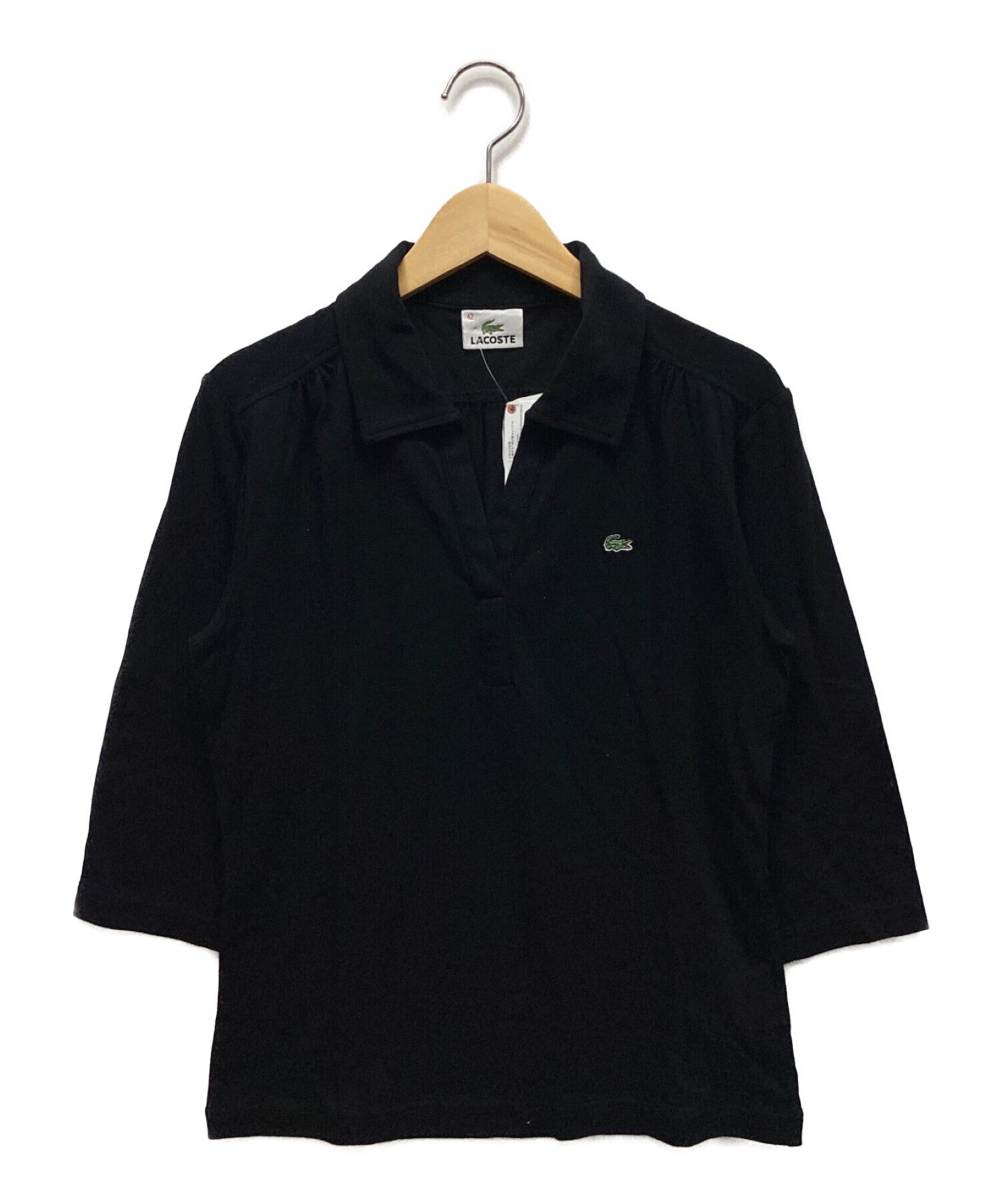 LACOSTE (ラコステ) ポロシャツ ブラック サイズ:L 未使用品