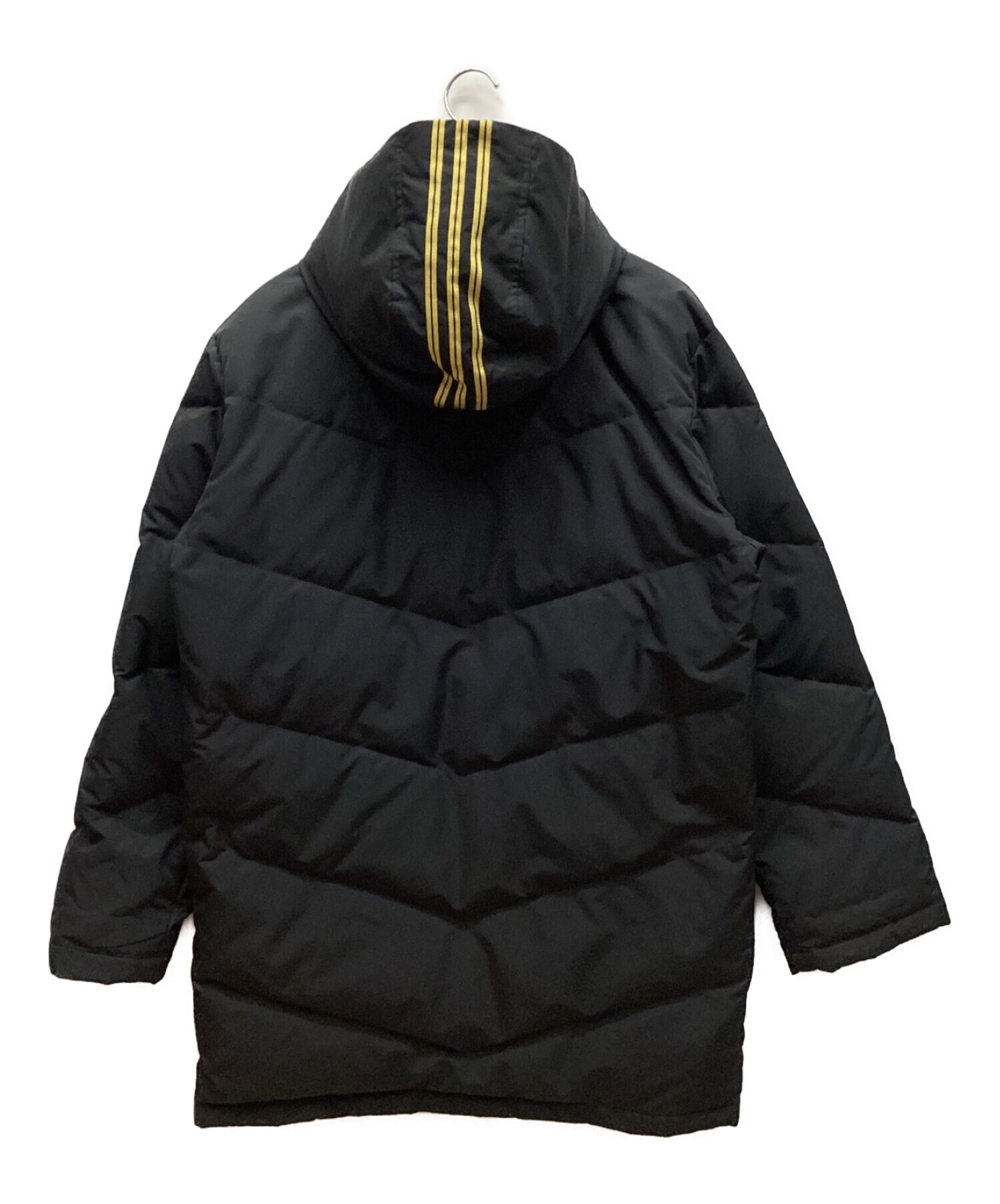 ベンチコート ブラック ゴールド 中古・古着通販】adidas (アディダス 