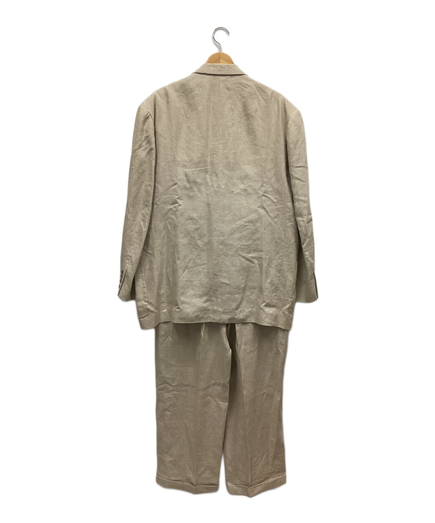 中古・古着通販】PAPAS (パパス) セットアップスーツ ベージュ サイズ 