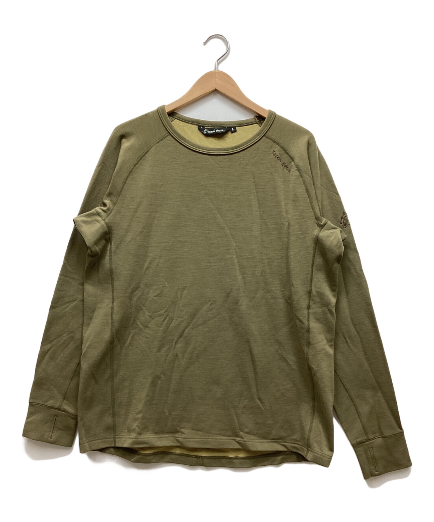 中古・古着通販】Teton Bros (ティートンブロス) カットソー ブラウン 