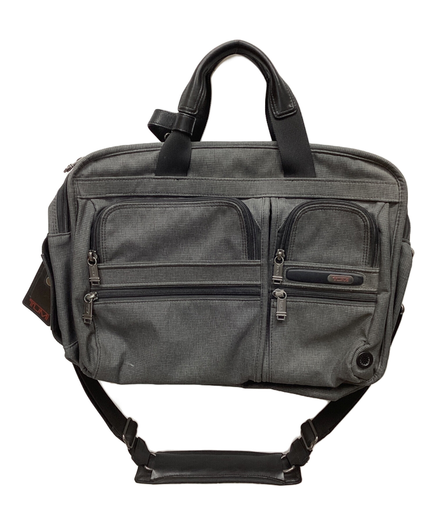TUMI ビジネスバッグ グレー 111229 TUMI グレー キャンバス ビジネス