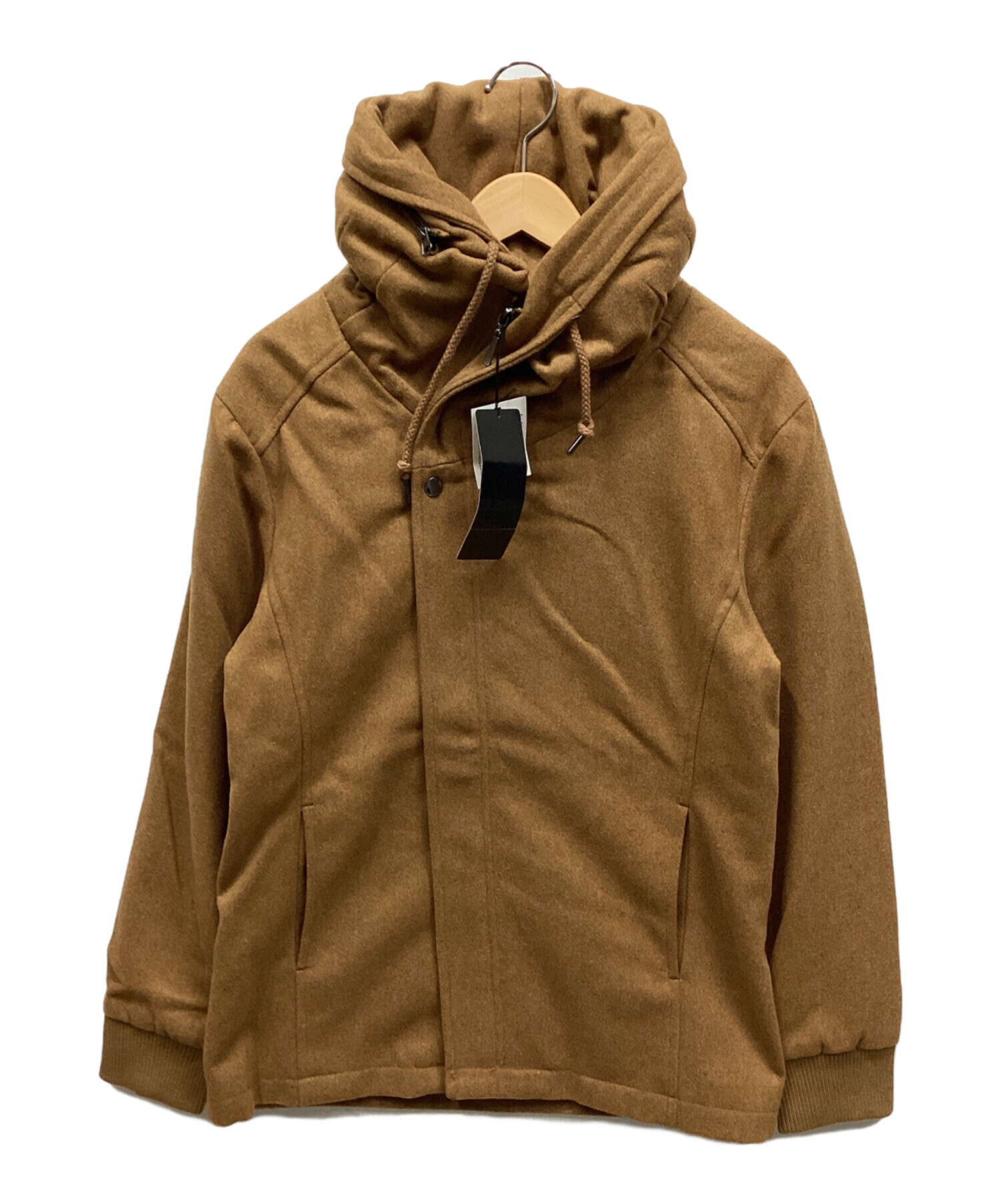 中古・古着通販】A.S.M (エイエムエス) フード付コート ブラウン 