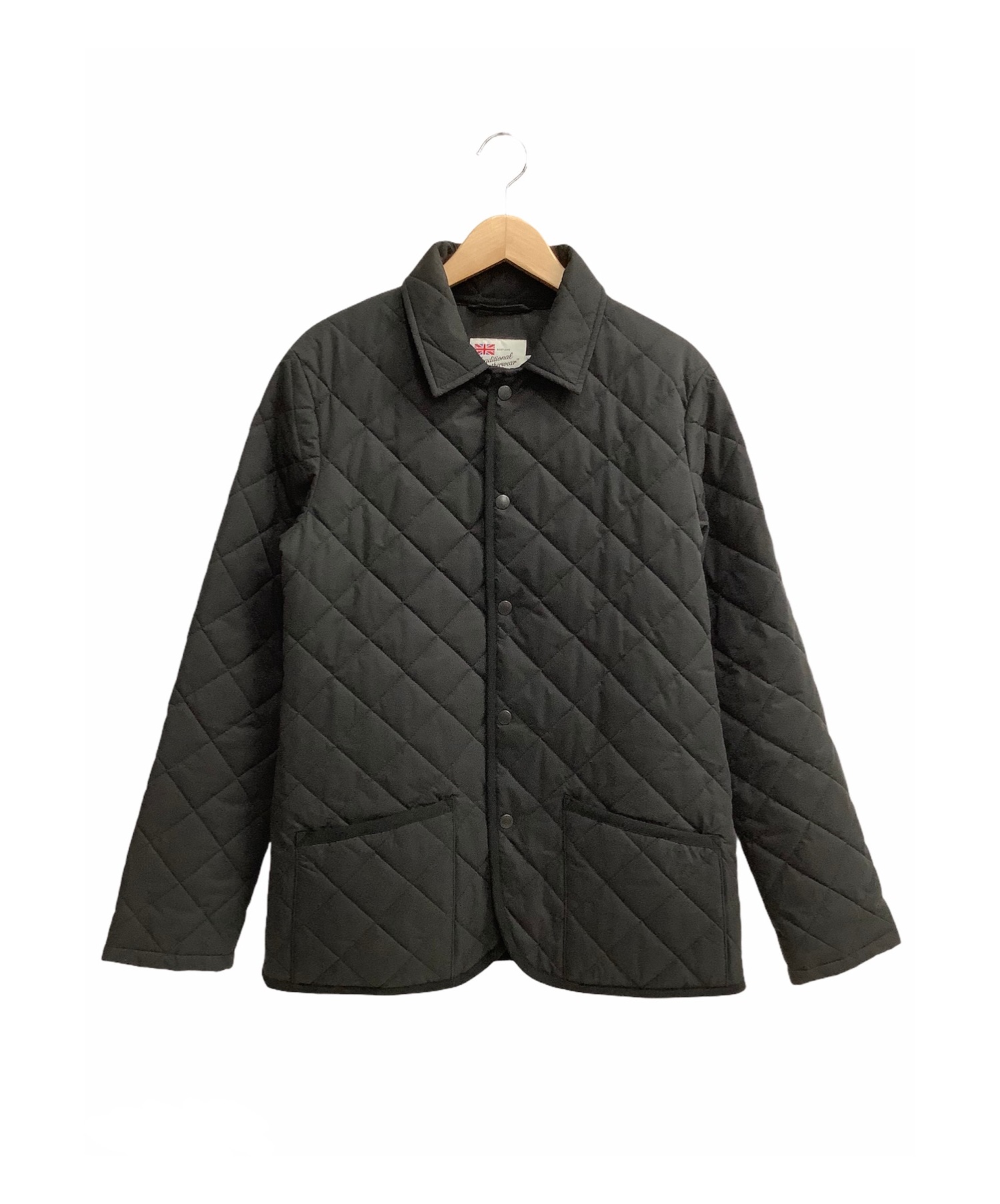Traditional Weatherwear (トラディショナルウェザーウェア) キルティングジャケット ブラック サイズ:SIZE 38 秋冬物  ウェーバリーインナージャケット
