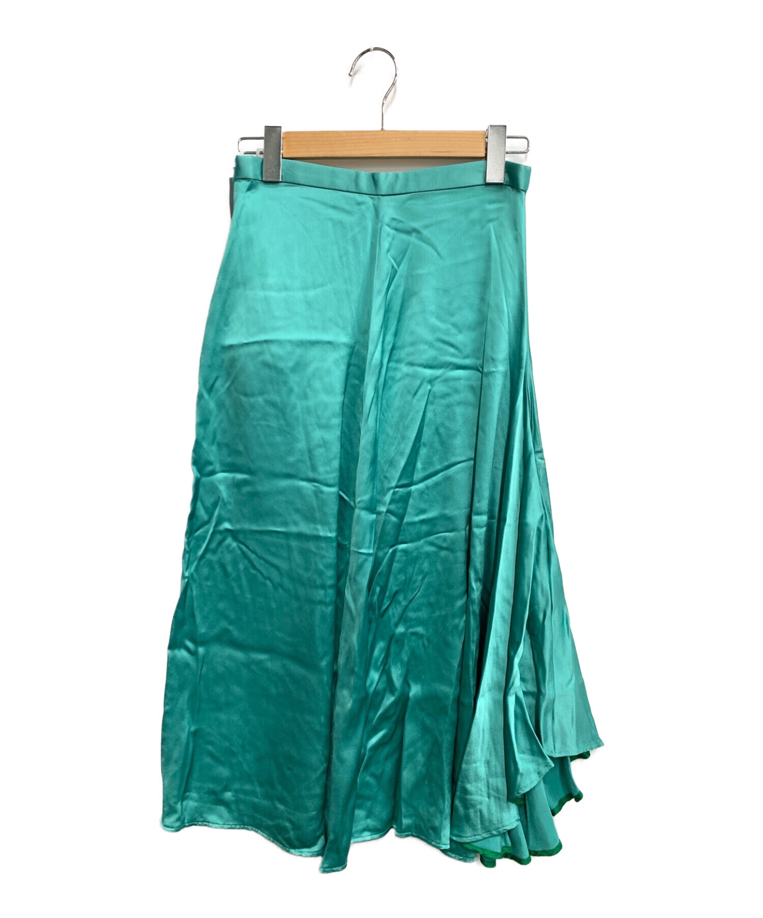 ご専用 定価6.6万円 BLAMINK ブラミンク ロングスカート グリーン36ジンジャージェイク