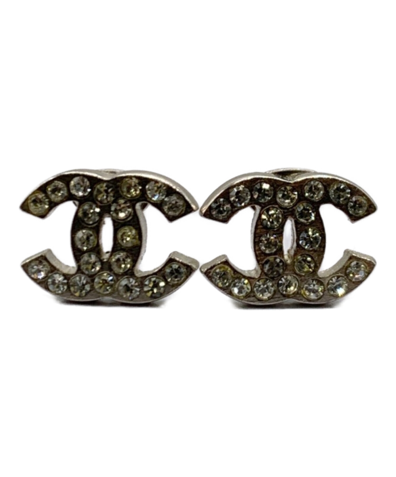 中古・古着通販】CHANEL (シャネル) ラインストーンココマーク