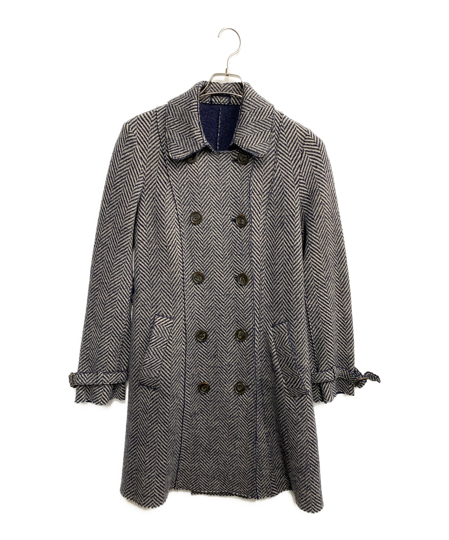 ☆MaxMara☆WEEKEND ネイビー エコファー コートサイズ38
