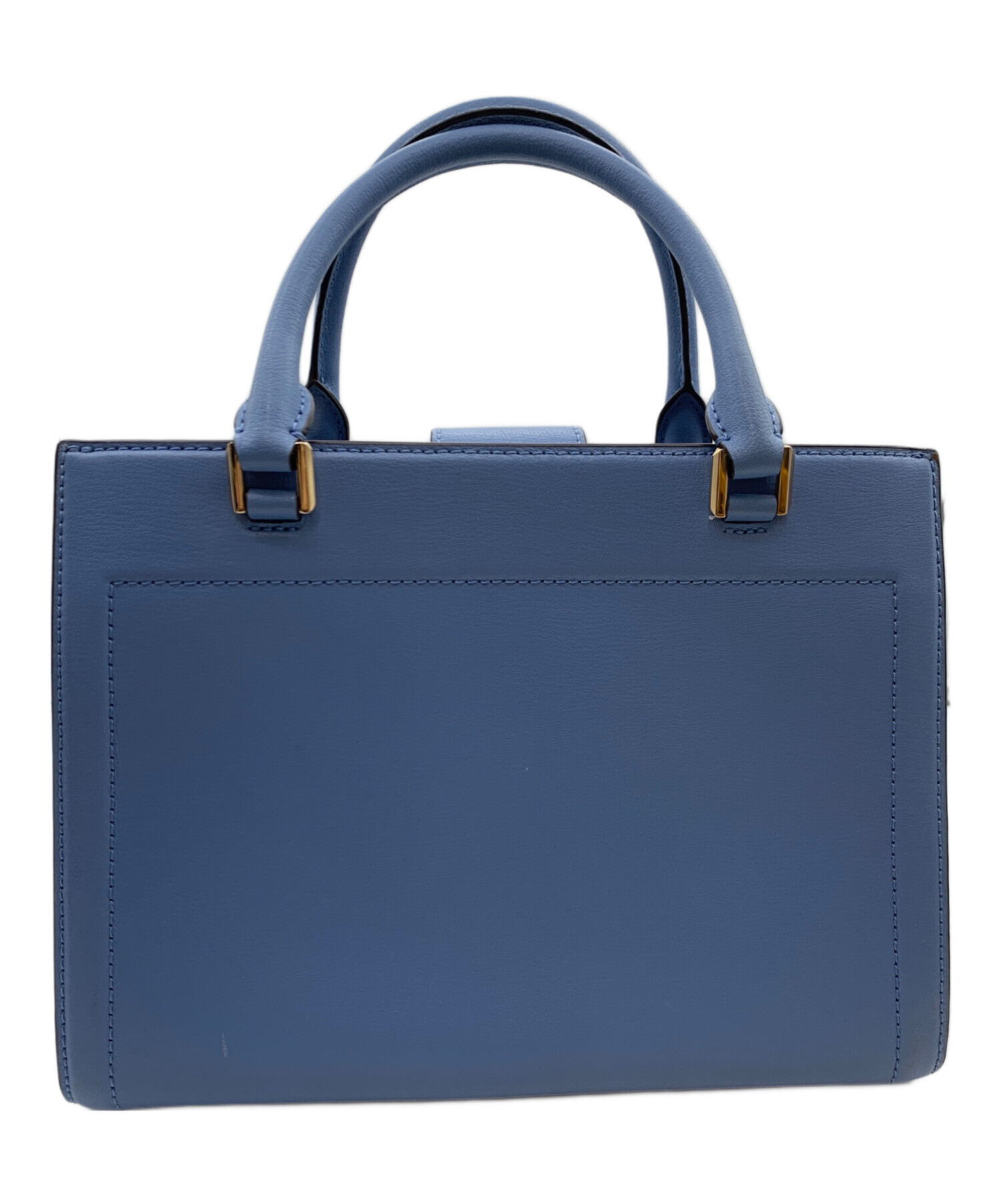 MICHAEL KORS トートバッグ ブルー ショルダーバック ペブルレザー MICHAEL KORS（マイケルコース）の「GIGI ペブルレザー クロスボディ