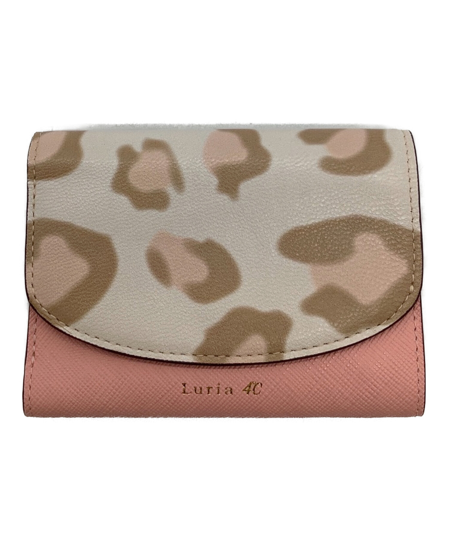Luria 4℃ (ルリアヨンドシー) 3つ折り財布 ピンク