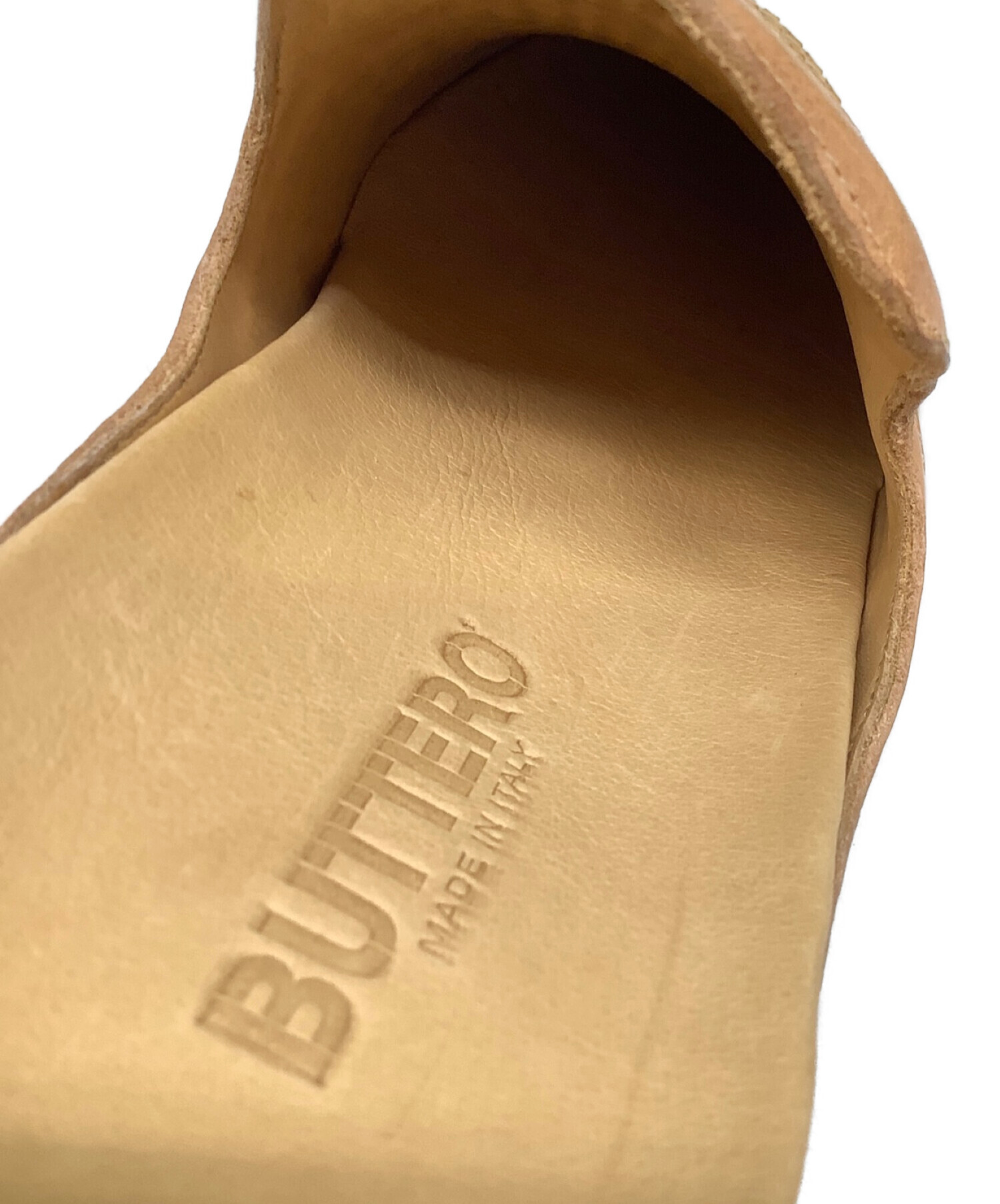 中古・古着通販】BUTTERO (ブッテロ) 編み込みスリッポン/サンダル 