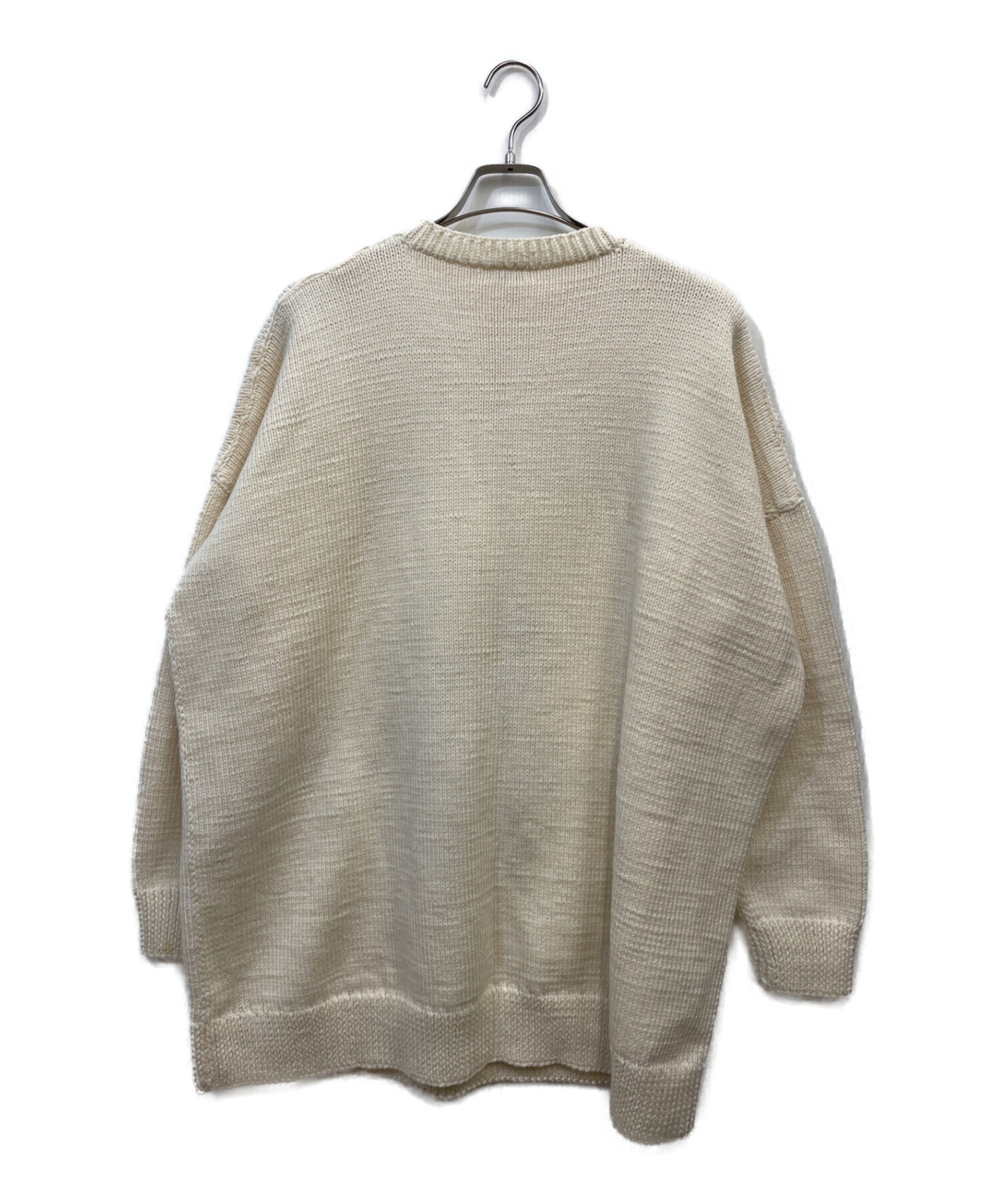 中古・古着通販】LOEWE (ロエベ) パピーインターシャセーター ホワイト 