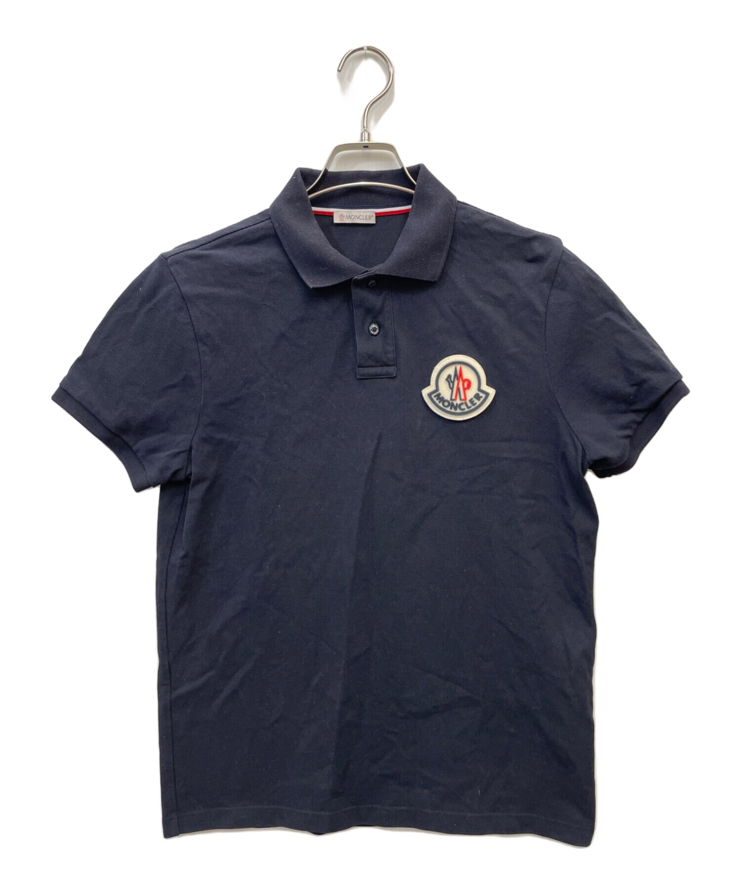 正規品MONCLERモンクレール ワンポイント ワッペン刺繍ロゴ ポロシャツ 黒 楽天市場】MONCLER モンクレール ポロシャツ POLO MANICA C 8A70300