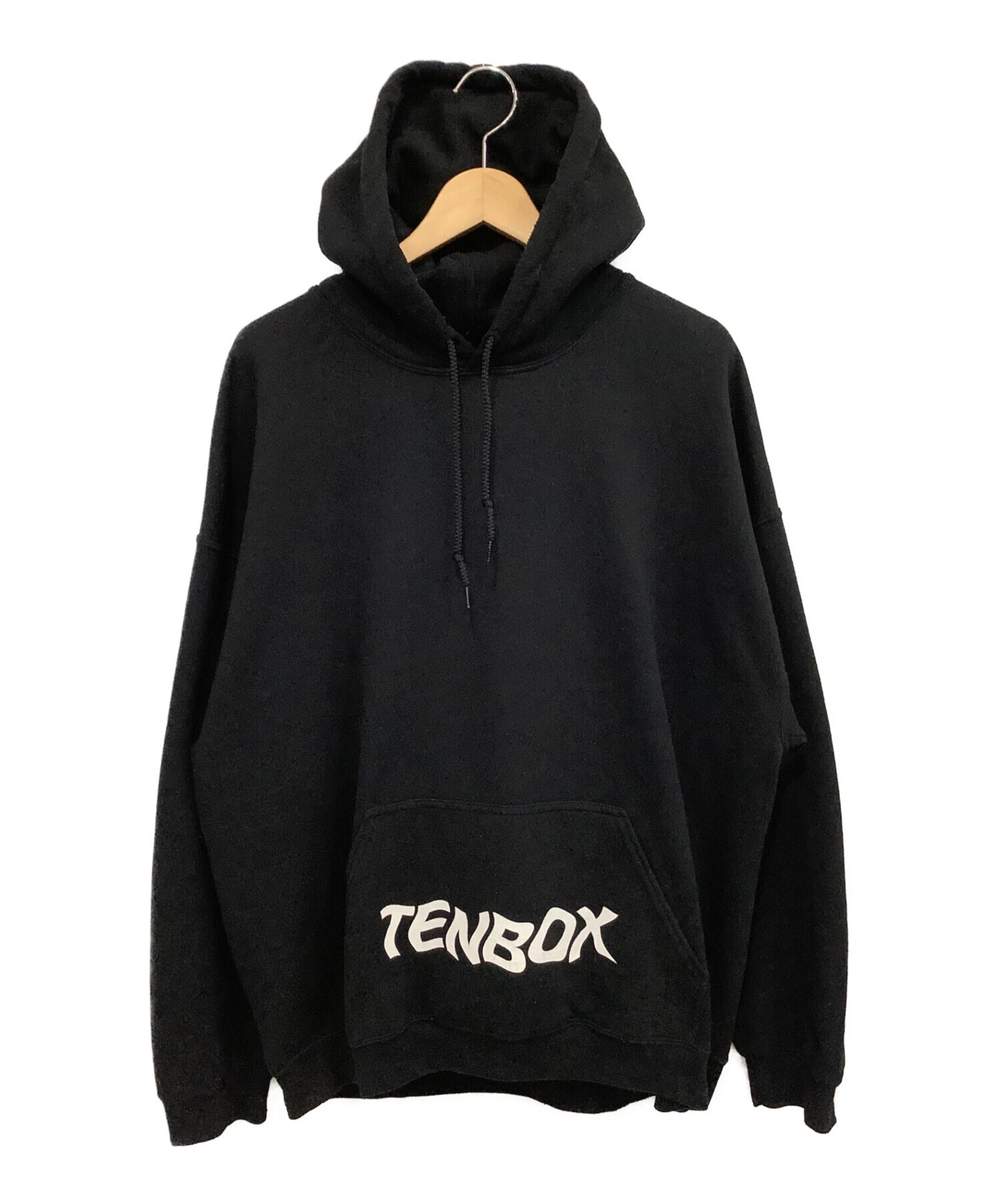 【美品】Tenbox 10匣 Team Hoodie　パーカー 黒　XL