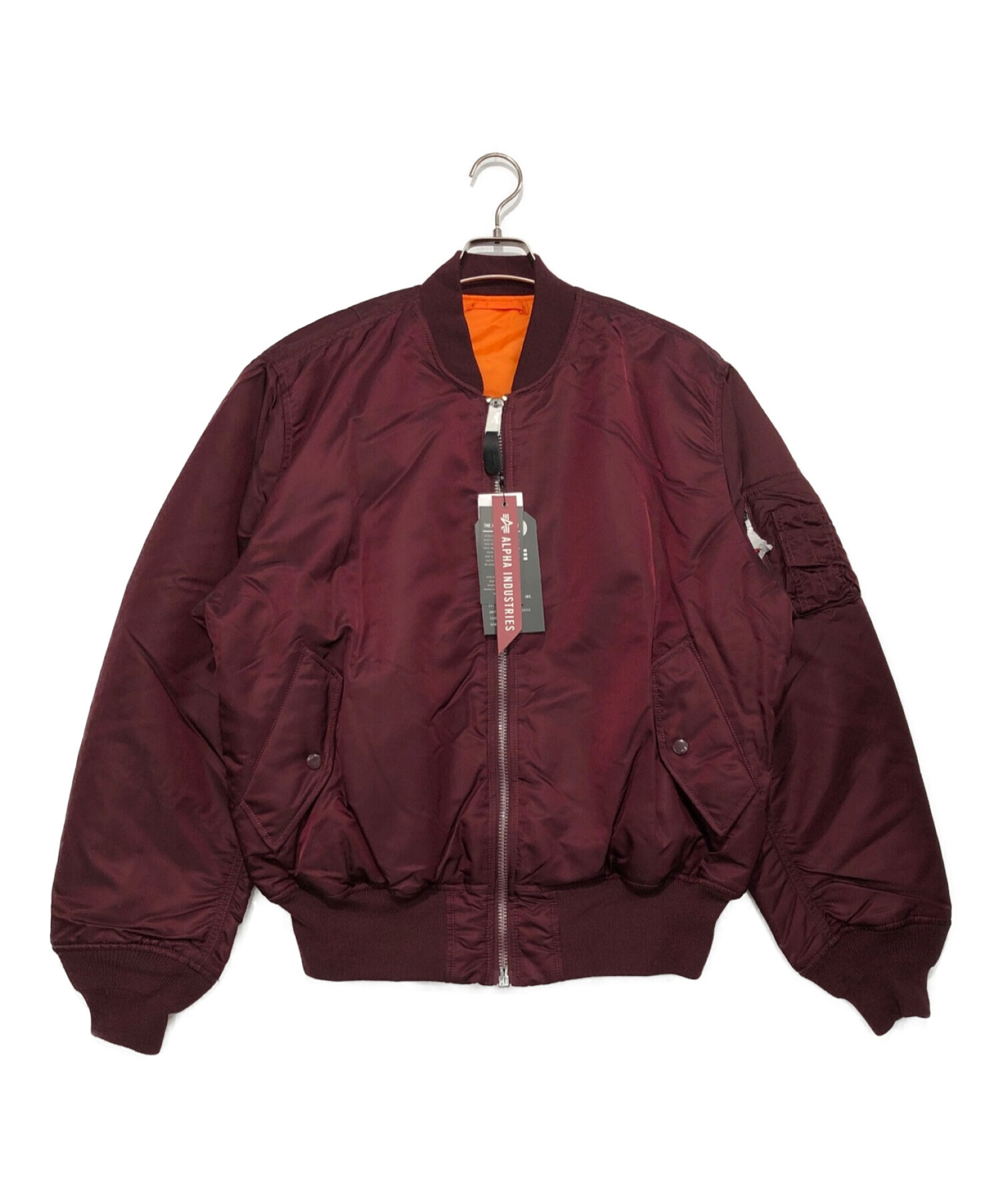 ALPHA MA-1ジャケット 80s ワイレッド 【公式通販】
