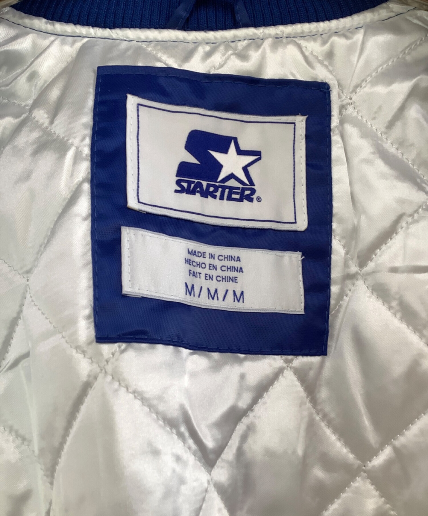 中古・古着通販】STARTER (スターター) スタジャン ブルー サイズ:M 未 
