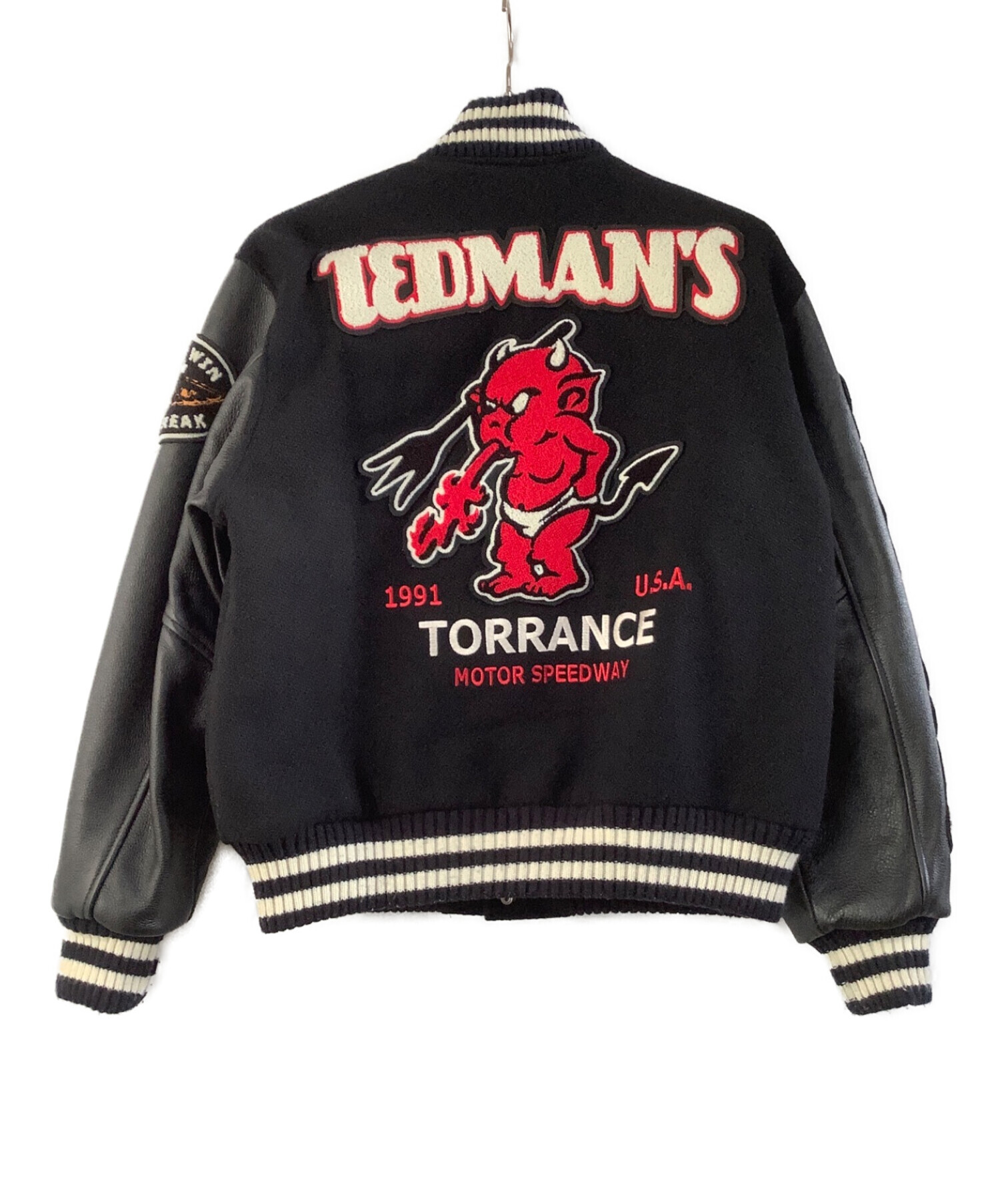 中古・古着通販】TED COMPANY (テッドカンパニー) 袖革スタジアム 