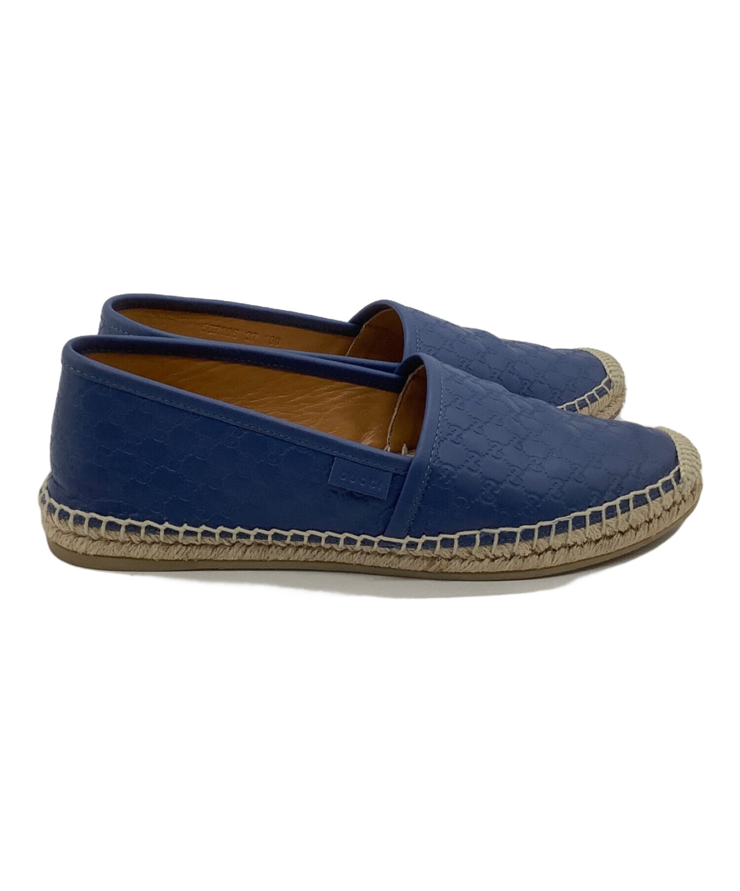 中古・古着通販】GUCCI (グッチ) エスパドリーユ マイクログッチシマ 