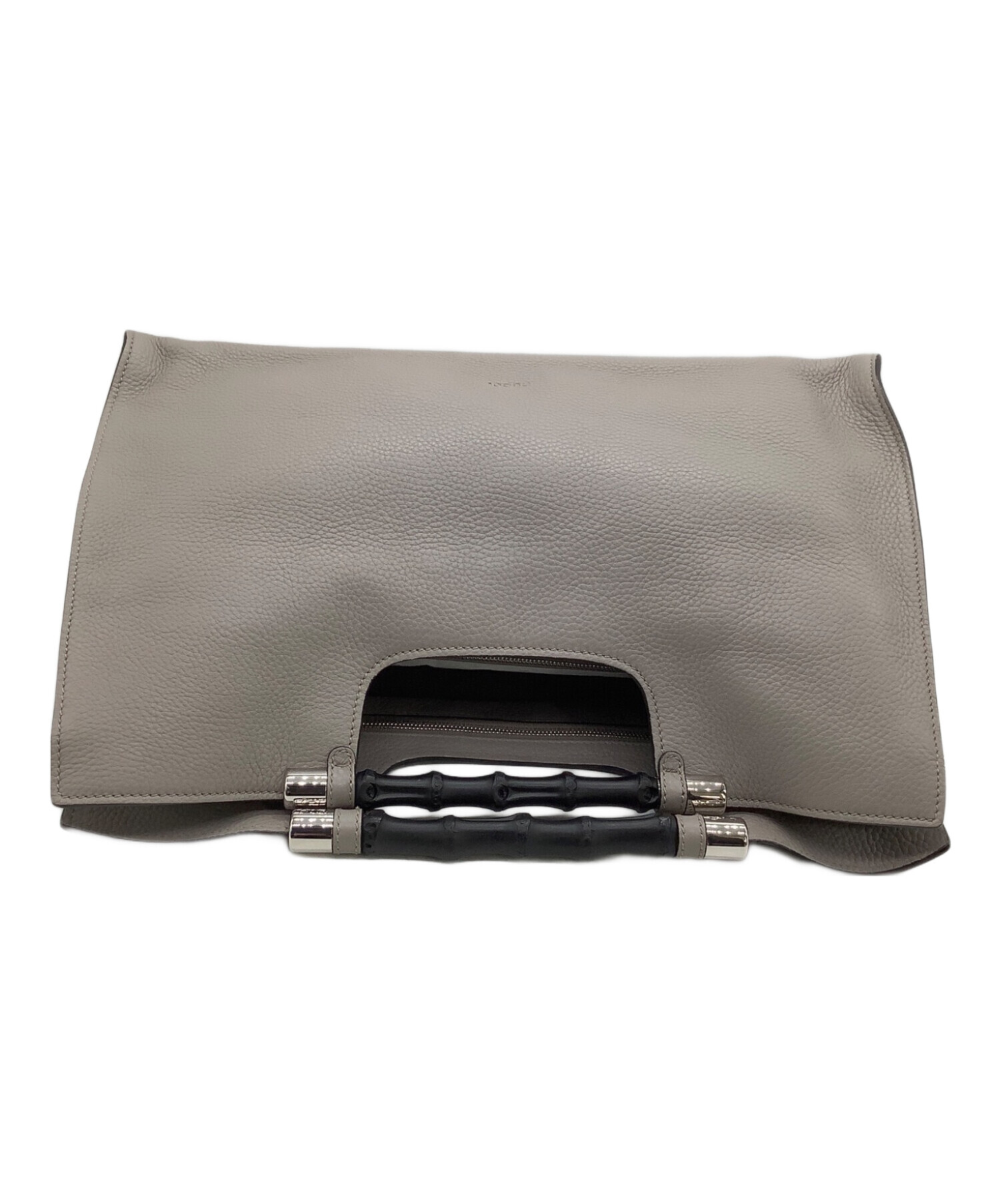 値下げ】グッチ バンブーデイリー 2WAY グレー【中古品】｜バッグ
