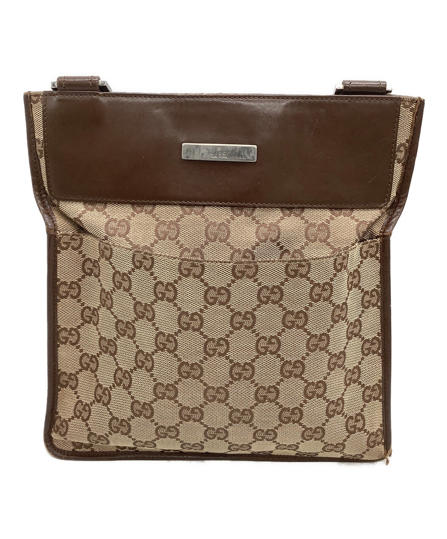 中古・古着通販】GUCCI (グッチ) サコッシュ GG ブラウン｜ブランド 