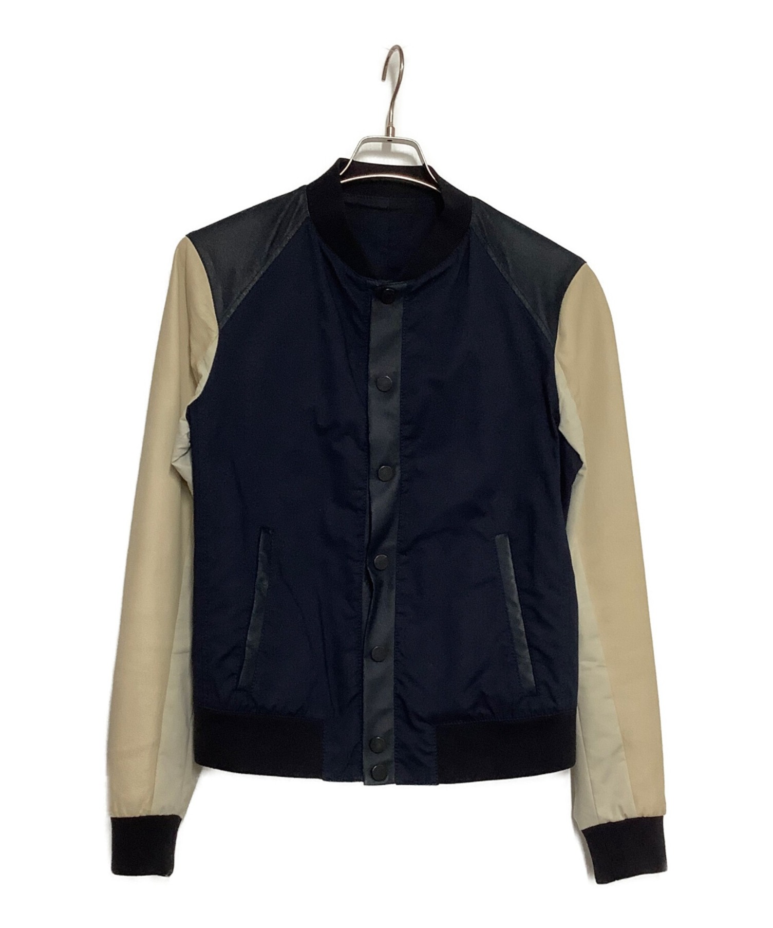 DROMe ドローム ムートンコート ジャケット レザー M メンズ ボロく