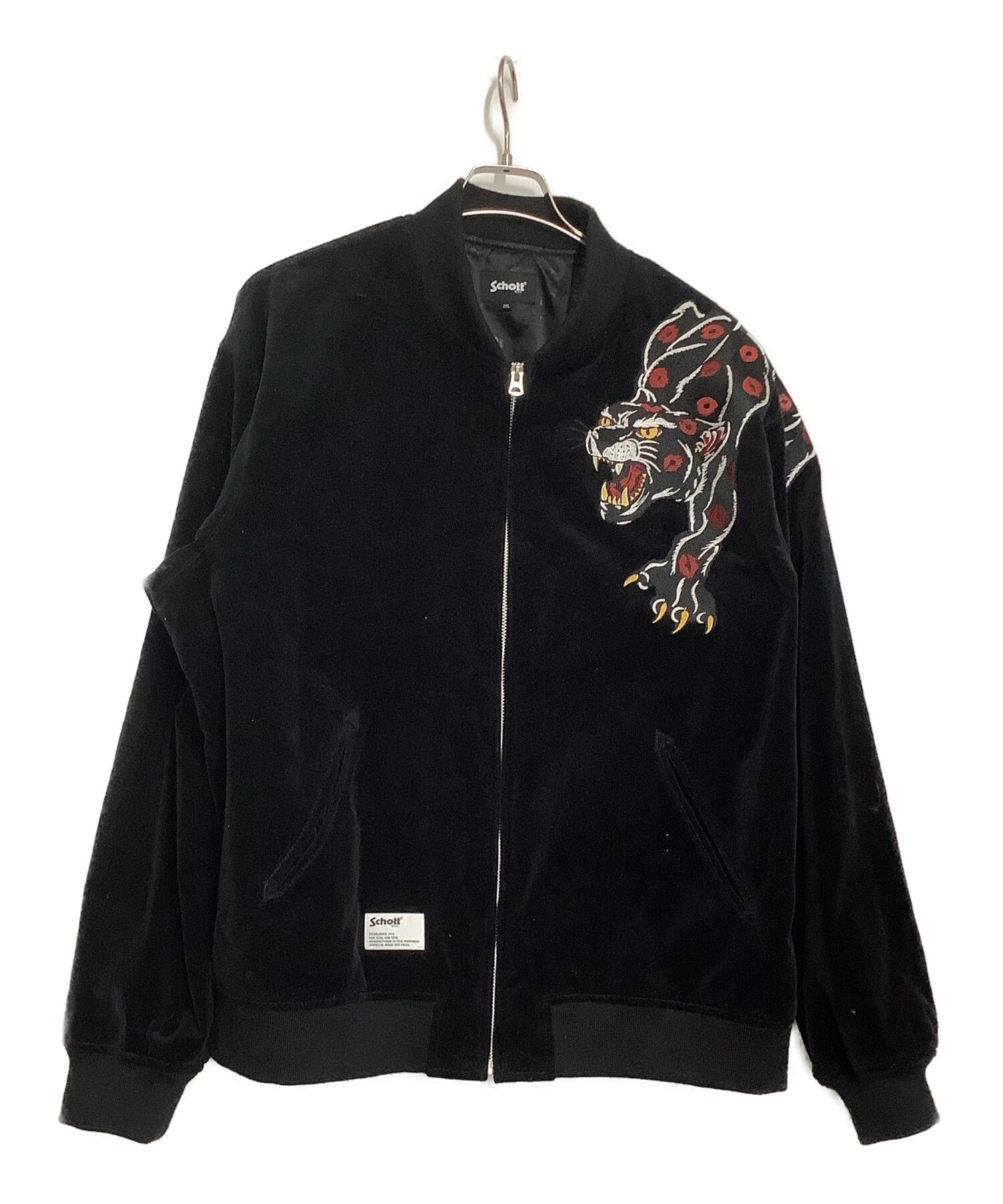 中古・古着通販】Schott (ショット) スーベニアジャケット ブラック  