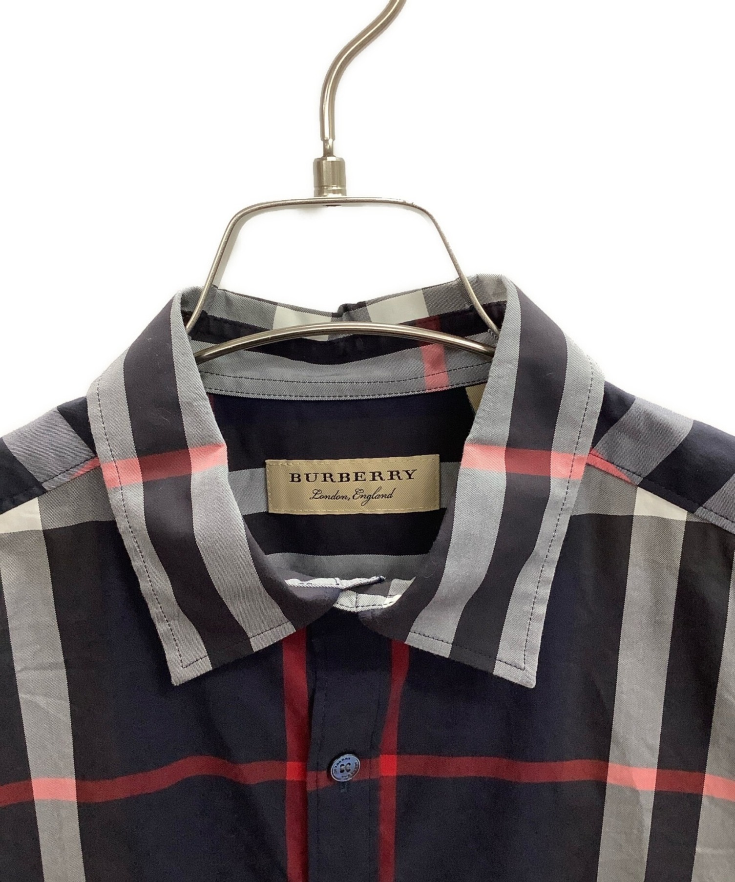 BURBERRY やれん LONDON ENGLAND ノバチェックシャツ 2Y